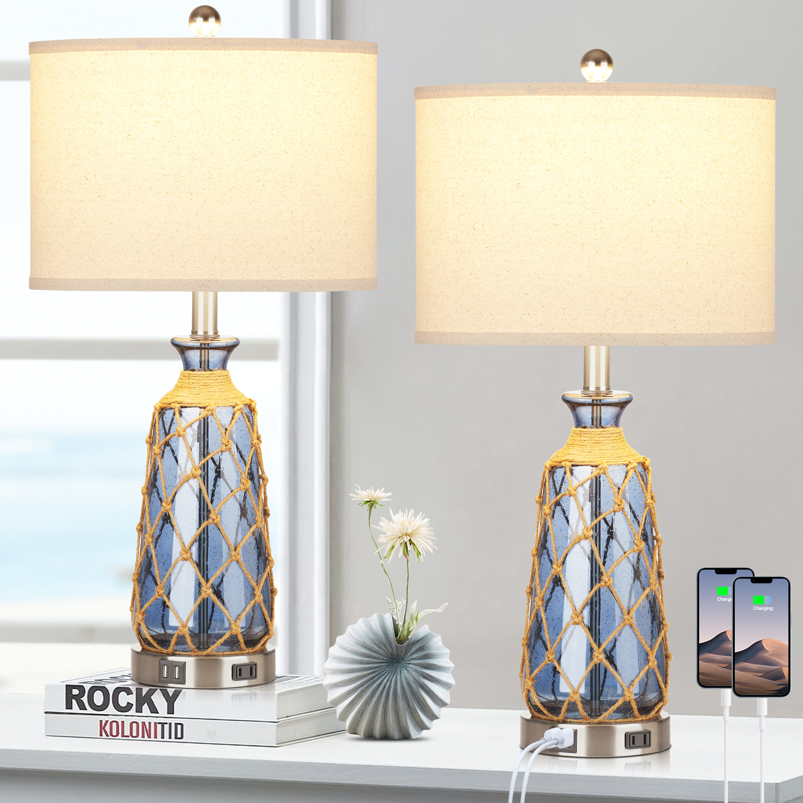 UrFurnishings TD-292 Table-Lamps - View #2