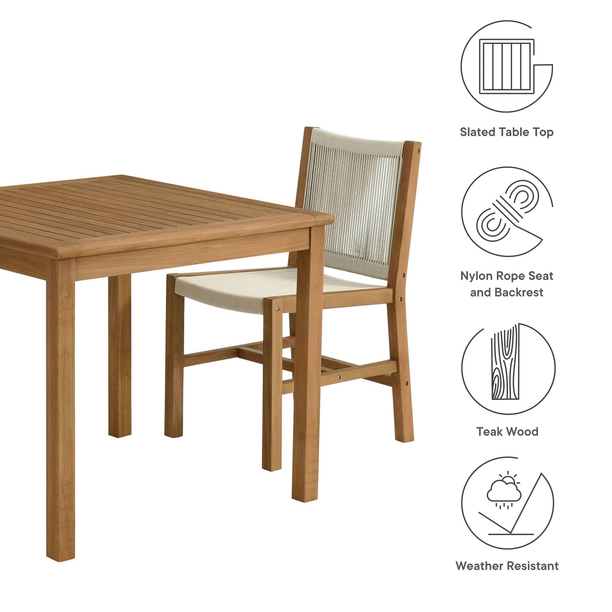 Modway EEI-6939-NAT-NAT Patio-Dining-Sets - View #2