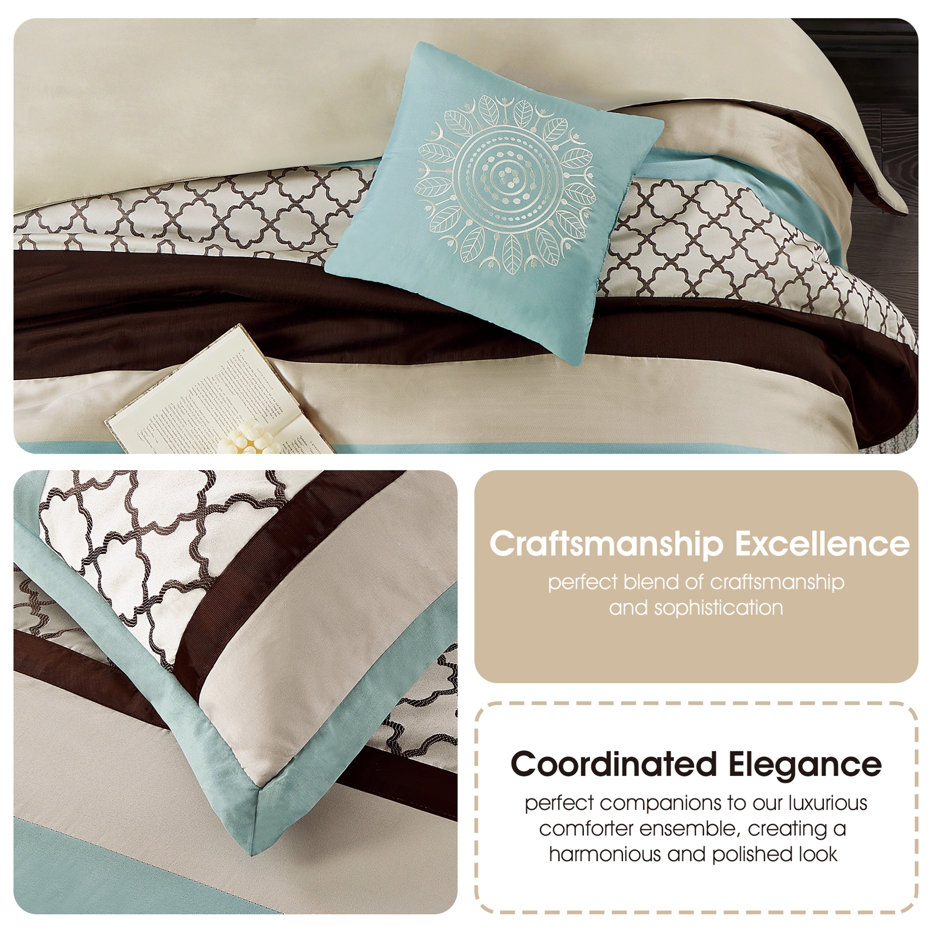 Nanshing AVALON8-C.K.-AQUA bedding - View #4