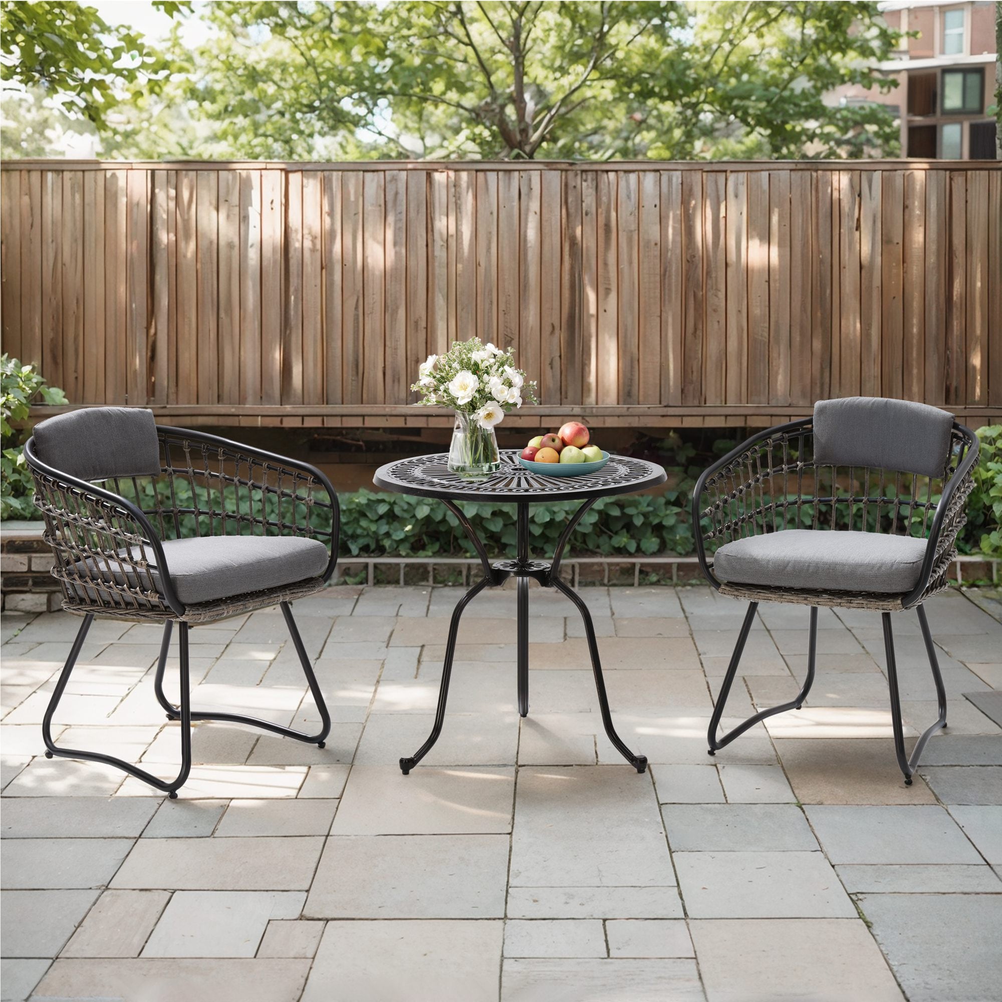 Crestlive Products CL-DC208GRY-2 Patio-Chairs - View #2