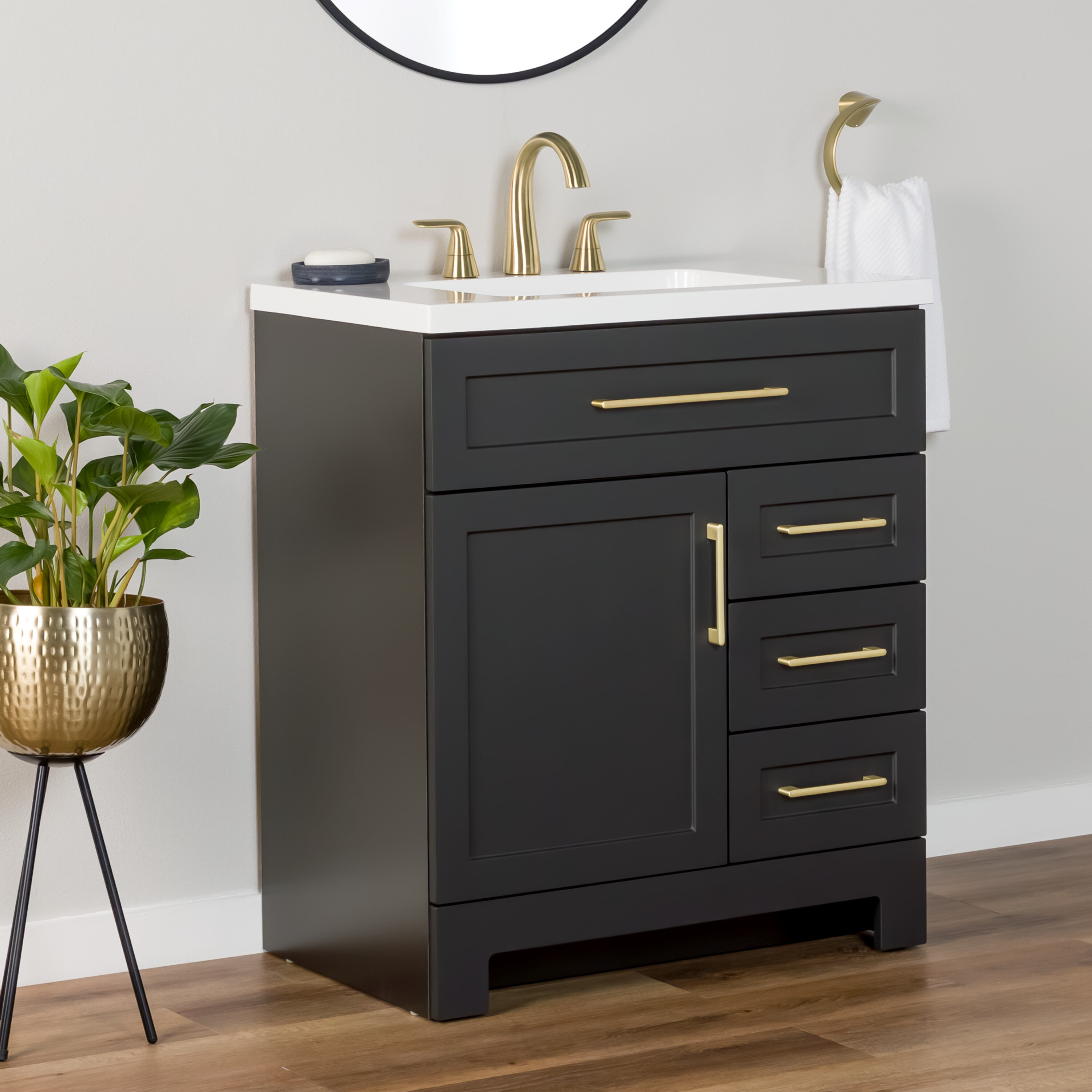 Style Selections W054930P2-MB Bath-Vanity-Combo - View #6