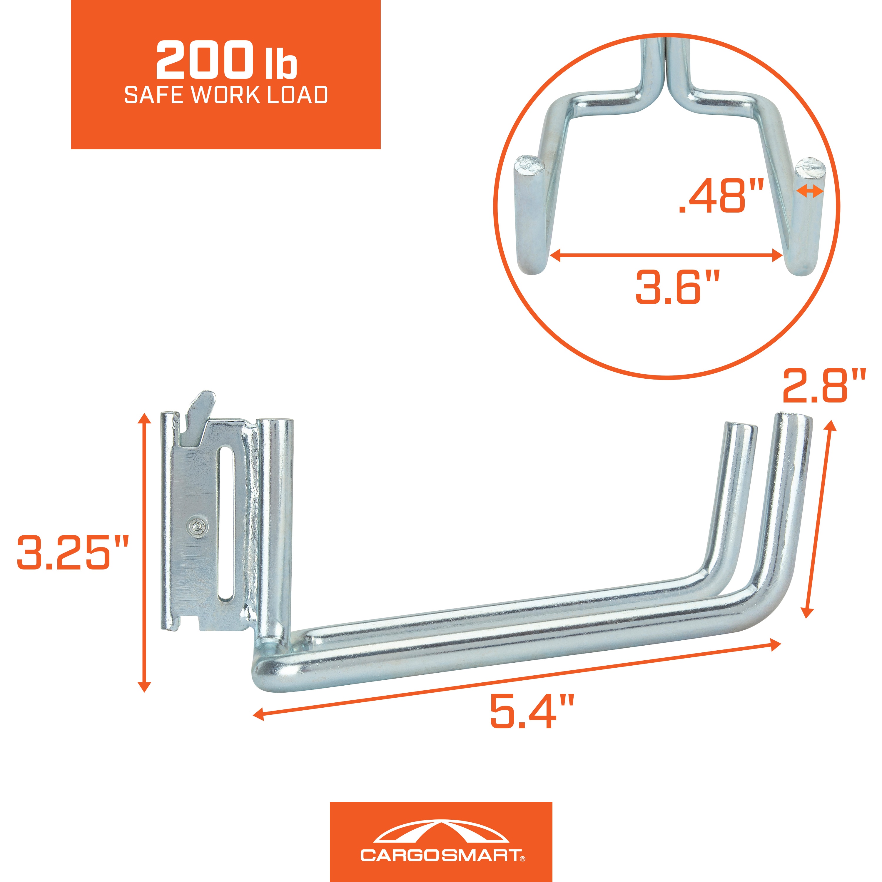 CargoSmart 1708 Garage-Storage-Rail-Sys-Acc - View #3