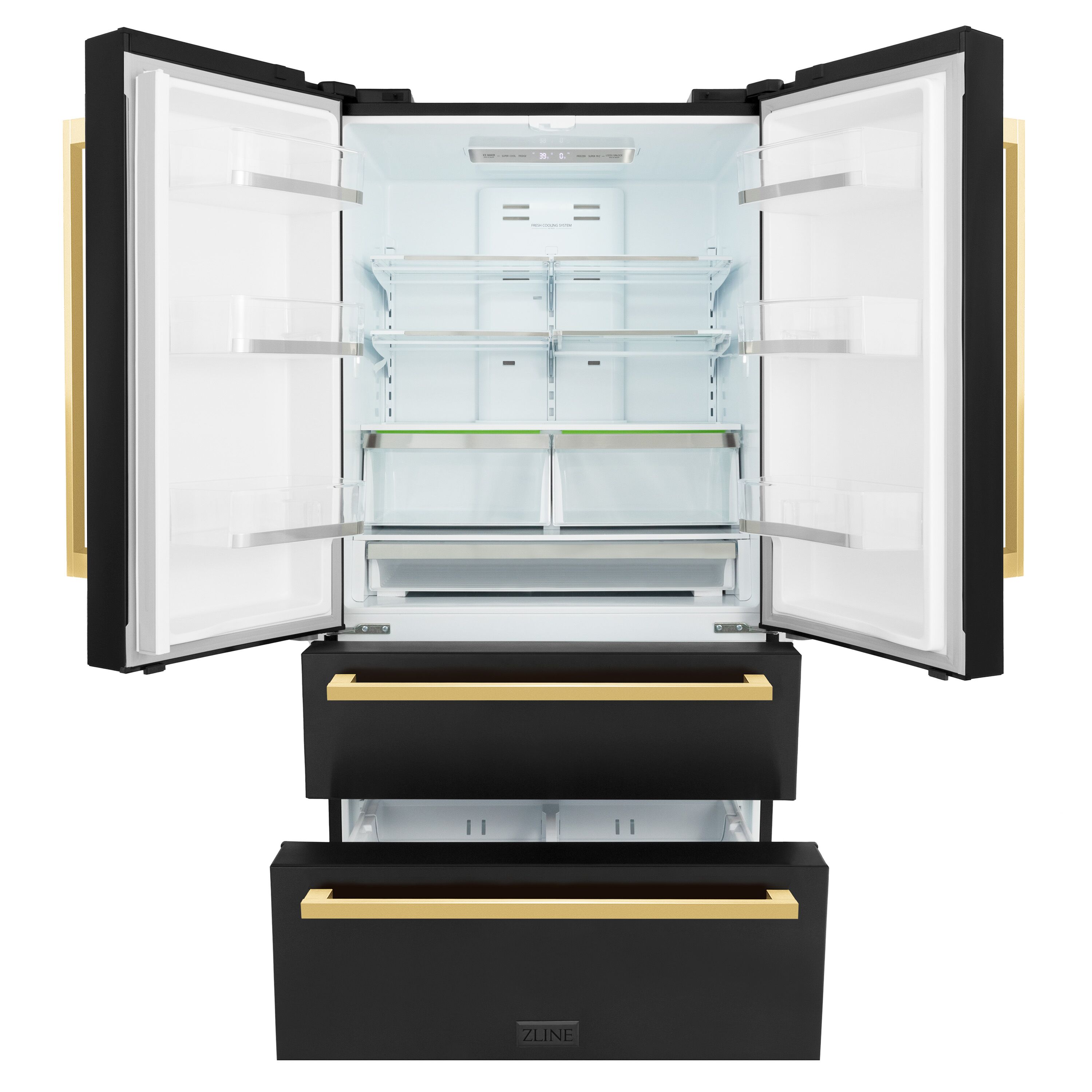 ZLINE KITCHEN & BATH RFMZ-36-BS-FG French-Door-Refrigerators - View #3