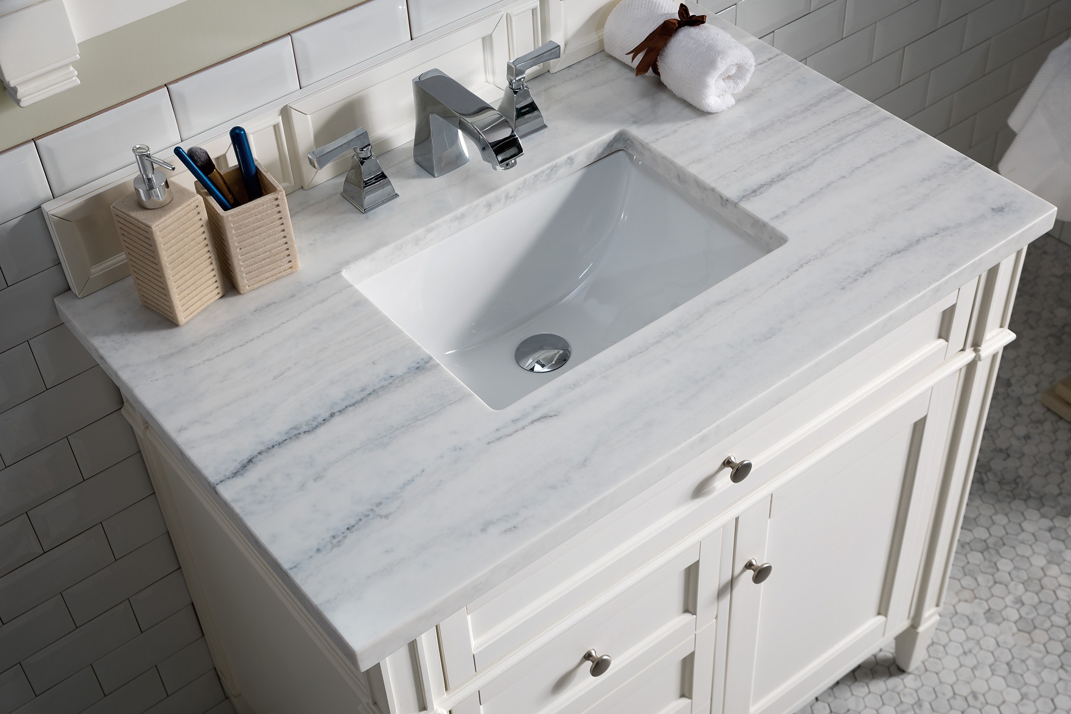 James Martin Vanities 655-V36-BW-3AF Bath-Vanity-Combo - View #2
