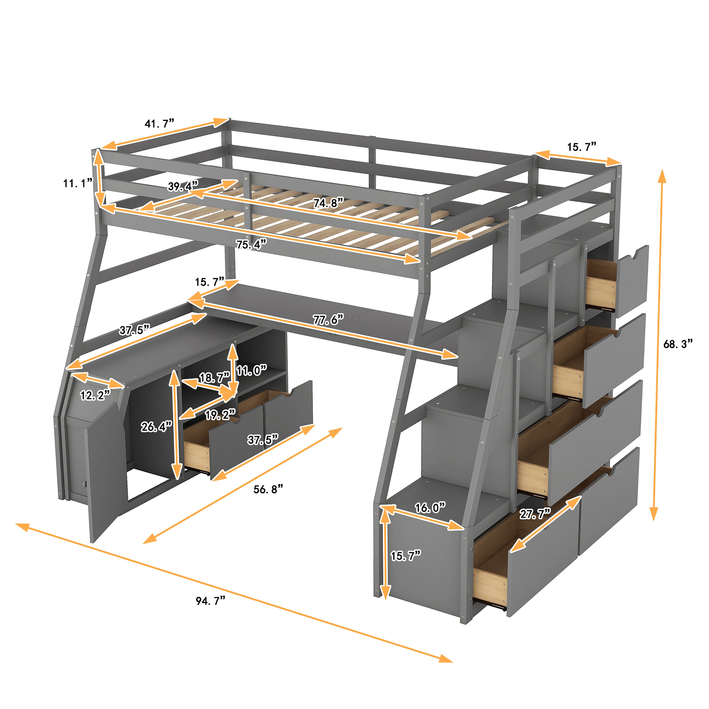 ModernLuxe L-LT000639AAE Bunk-Beds - View #12