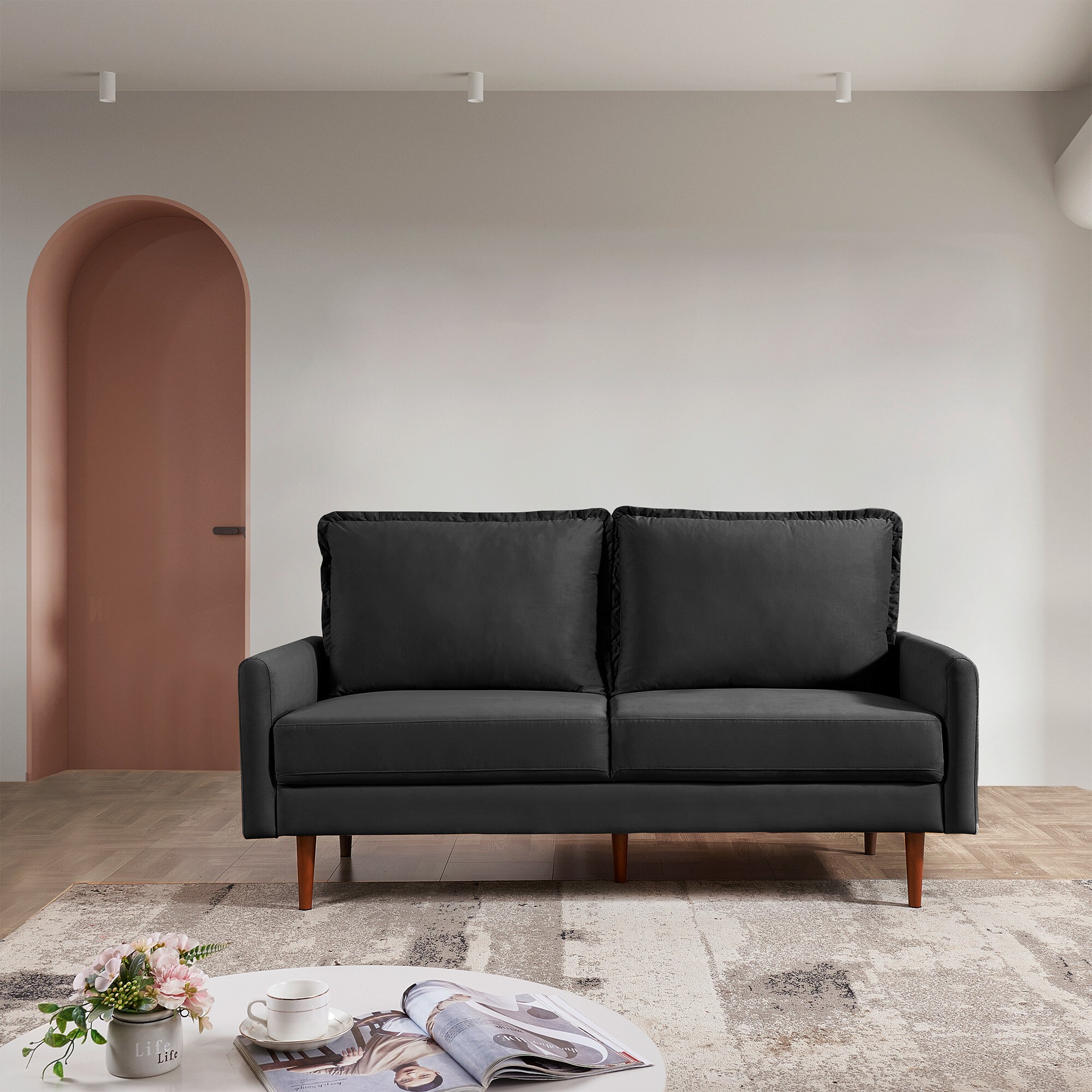 A Furniture Classics SS2860V-BK3S Sofas-Loveseats - View #14