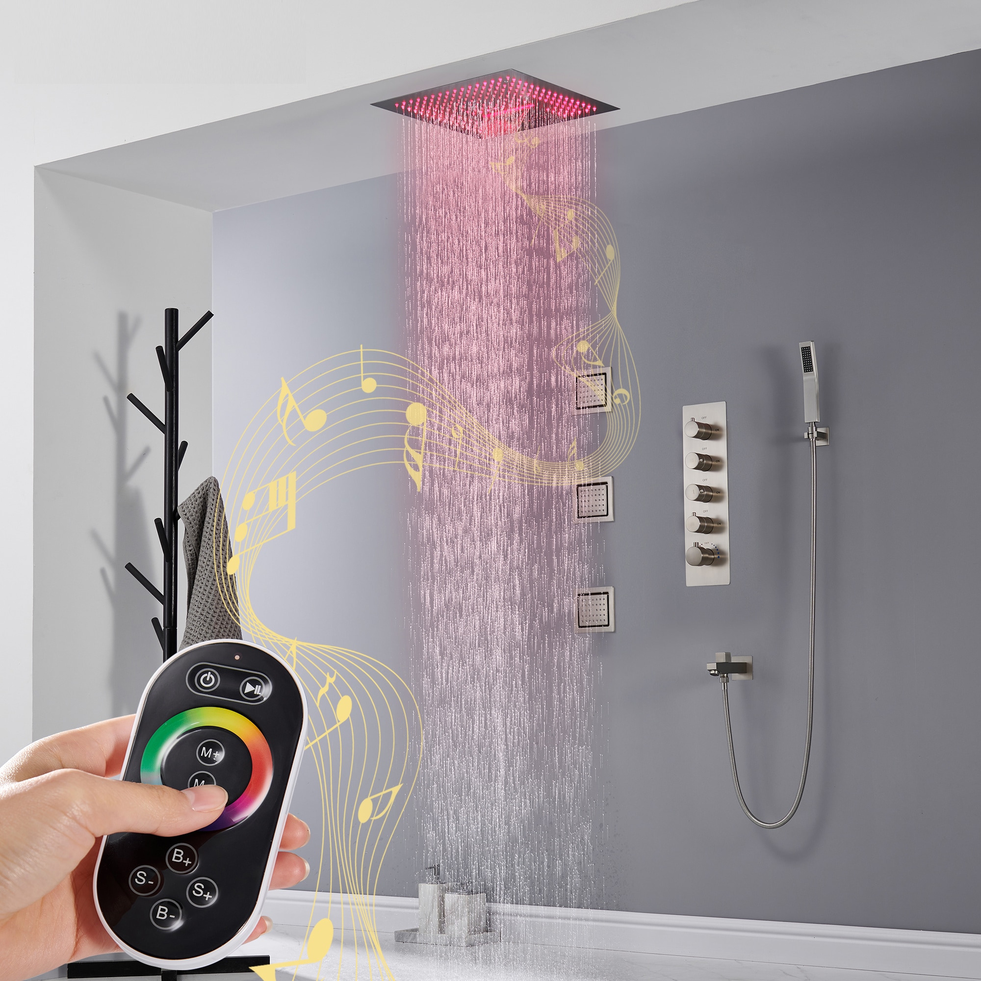 Clihome RCH-BASST852G Showerhead-Bar-Panels - View #7