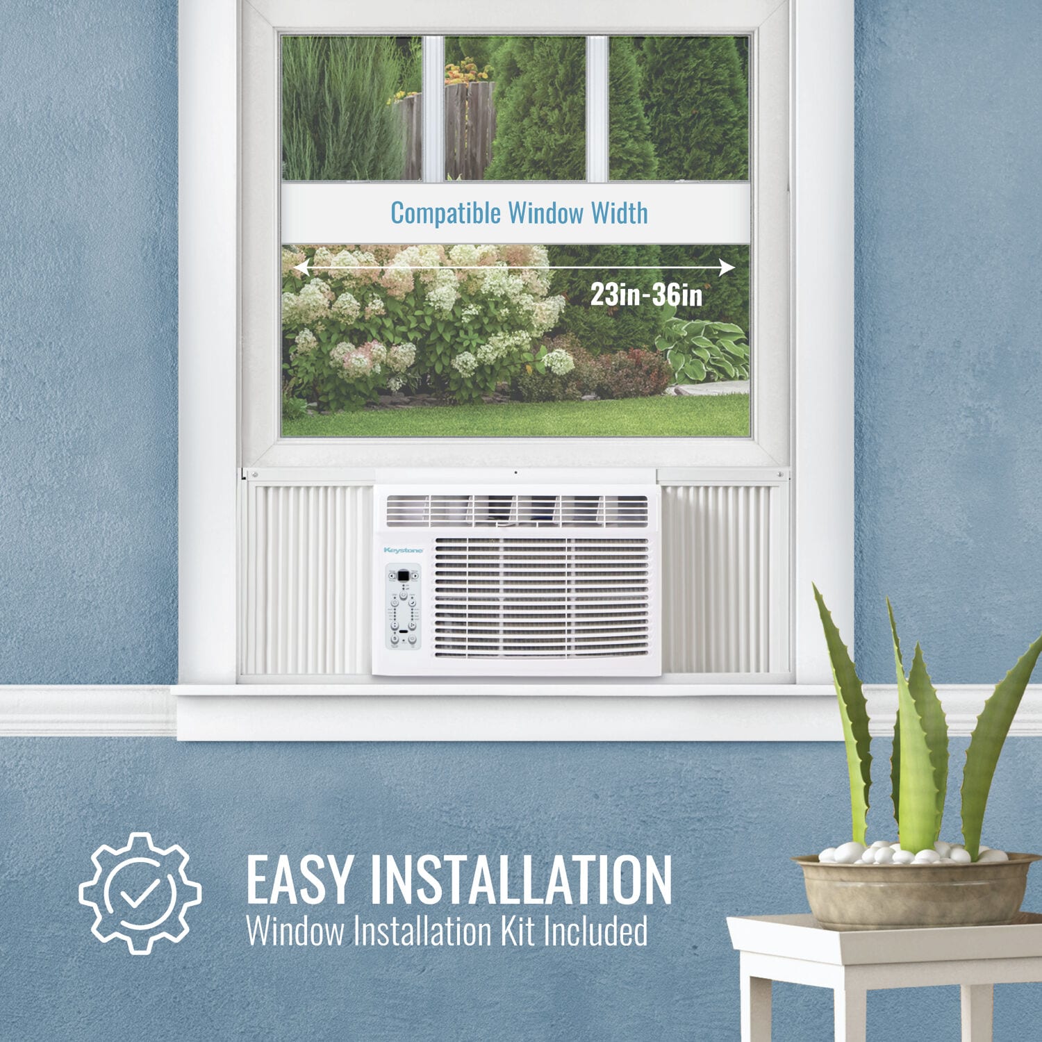 keystone 5000 btu window air conditioner