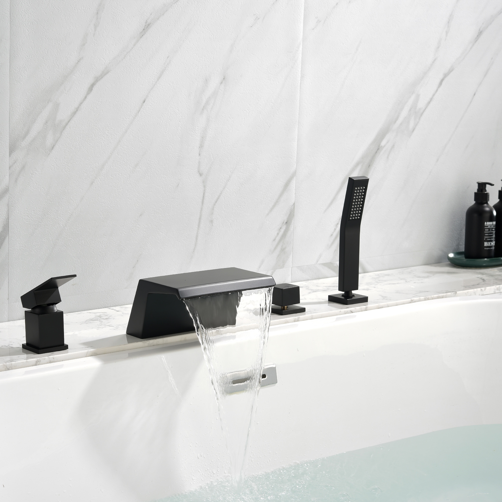 WELLFOR WA9013BG Roman-Tub-Faucets - View #2