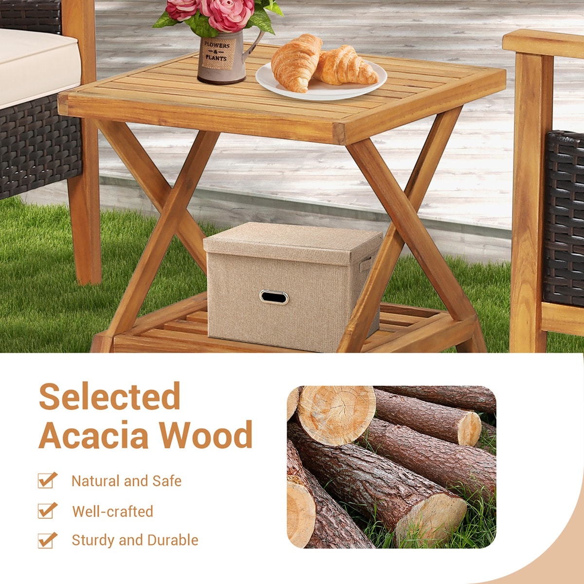 Costway HW70818BN Patio-Conversation-Sets - View #4