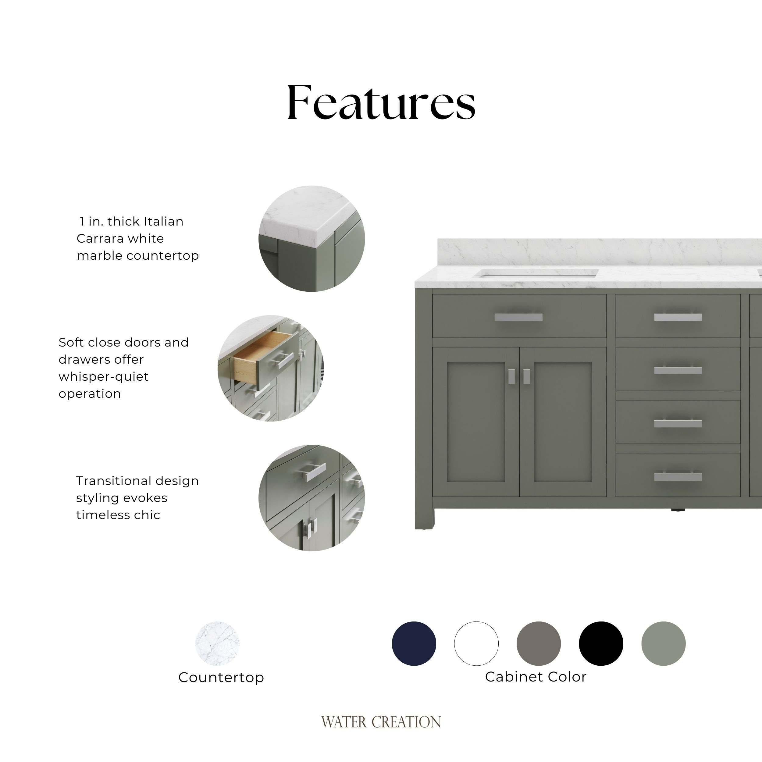 Water Creation MS72CW01GN-000BL1401 Bath-Vanity-Combo - View #10