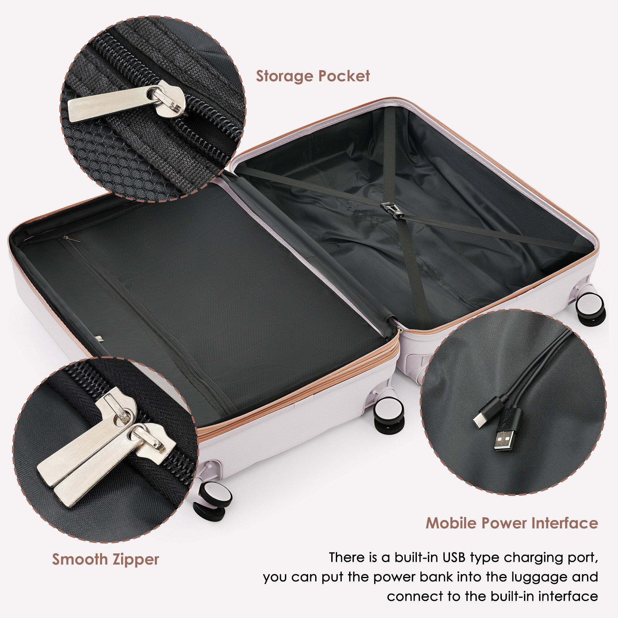 SINOFURN SYD9600007LG Luggage-And-Luggage-Sets - View #15