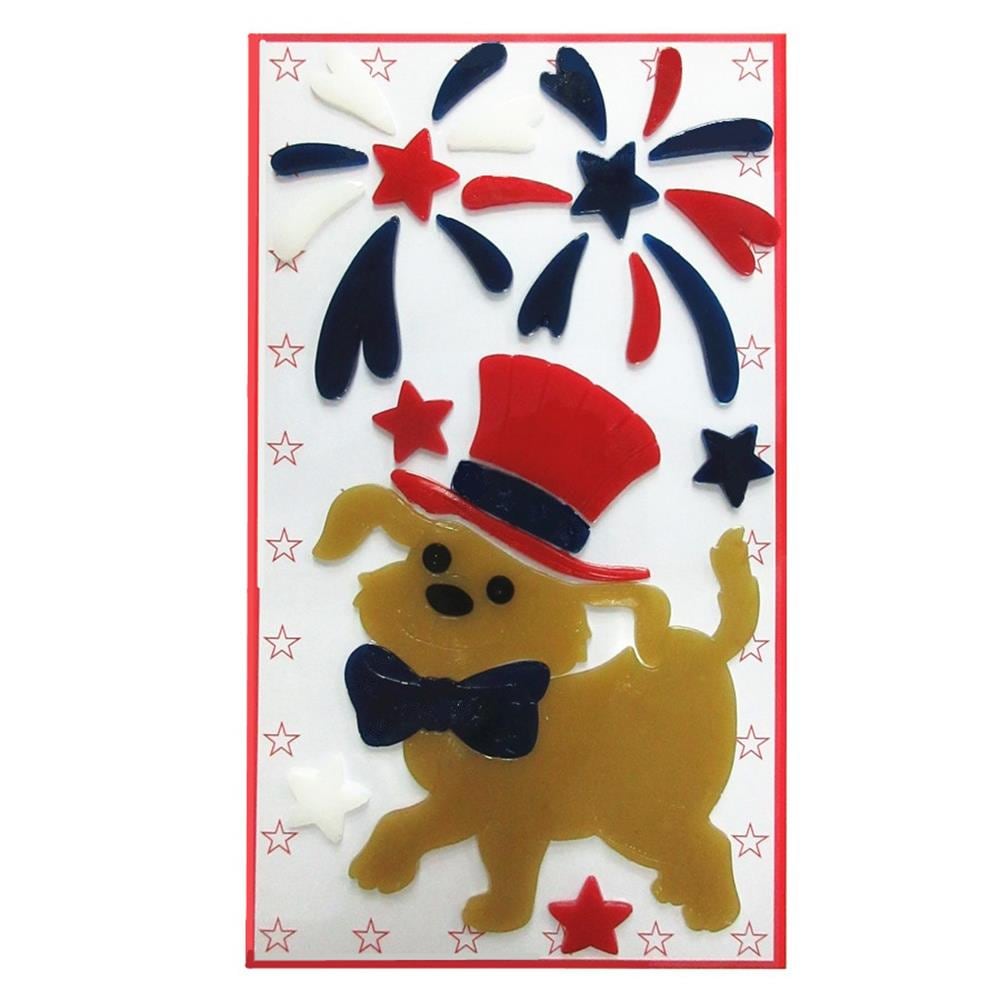 Details about   Holiday Living Patriotic Gel Window Clings Camper and Truck 
