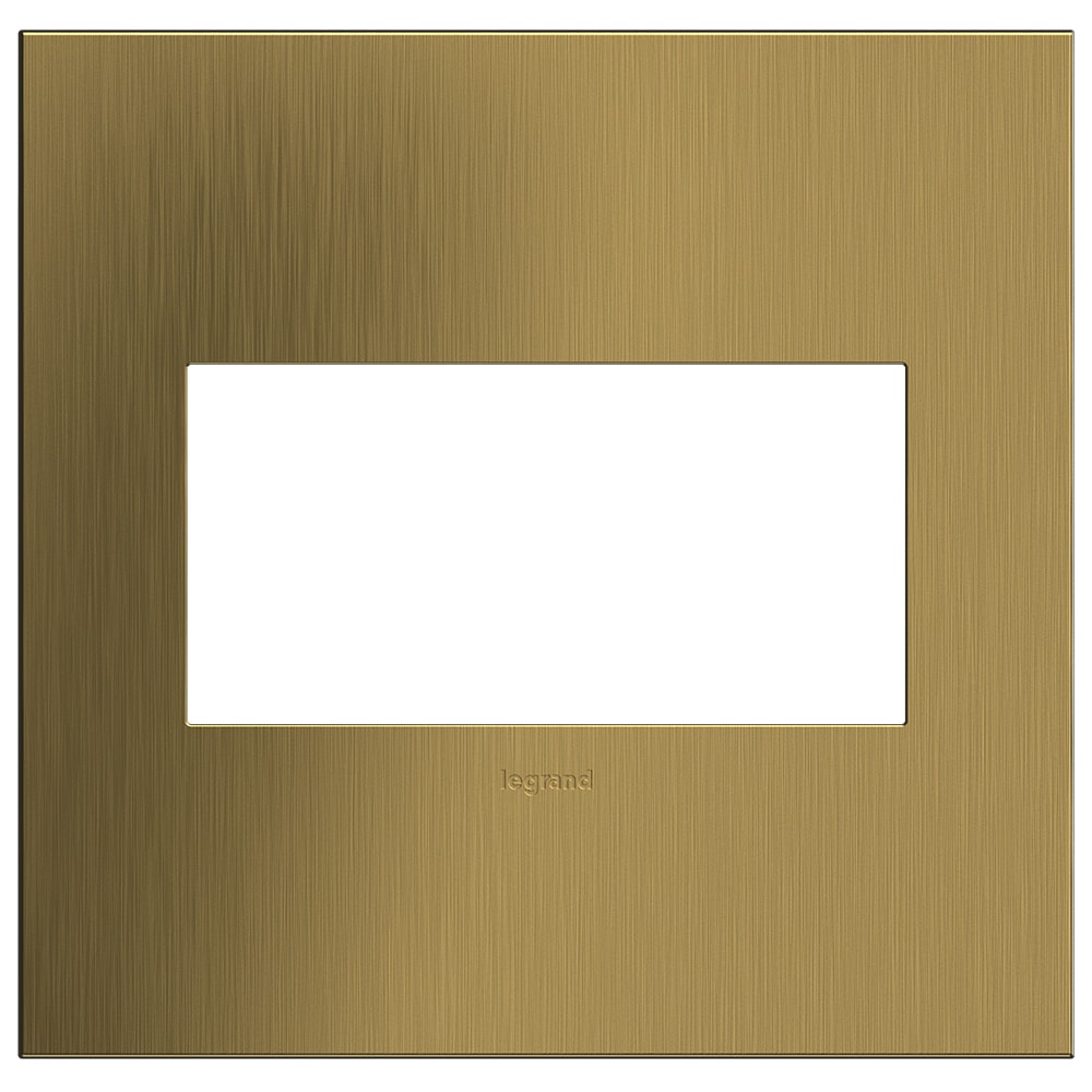 Legrand Adorne 2-Gang Specialty Size Brushed Satin Brass Indoor ...