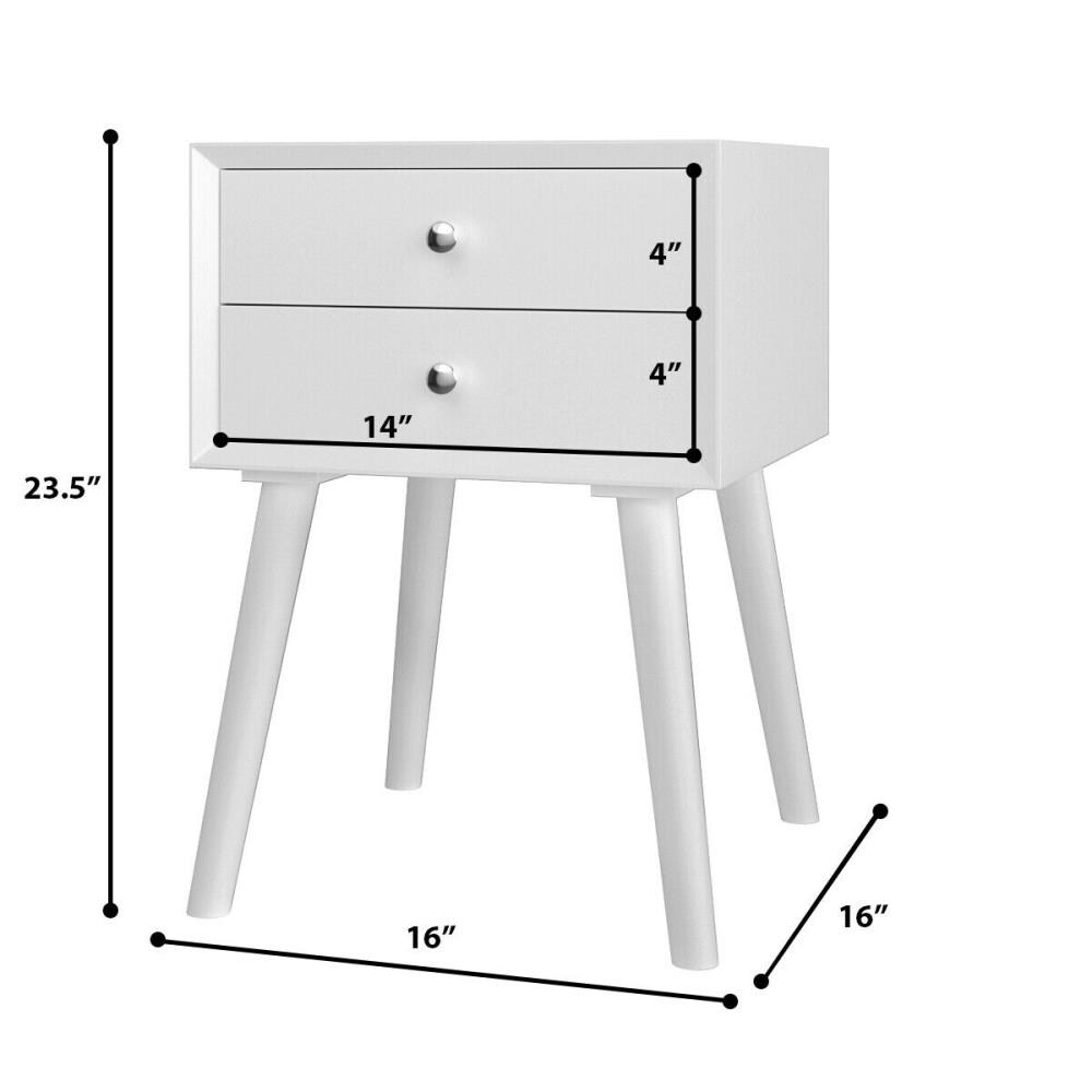 WELLFOR HW-HLY-63800WH nightstands - View #2