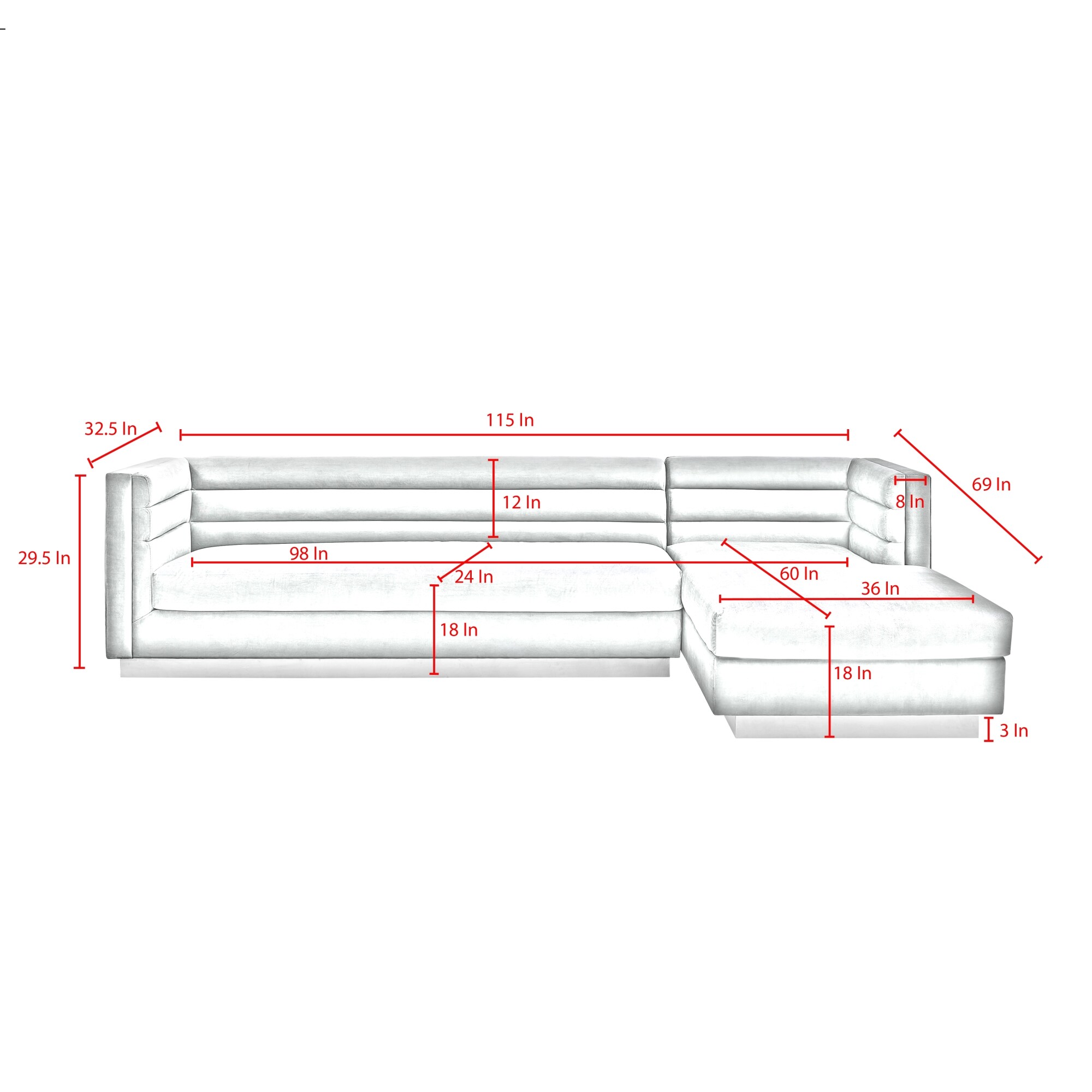 Inspired Home SR459-02SB-LS Sofas-Loveseats - View #8