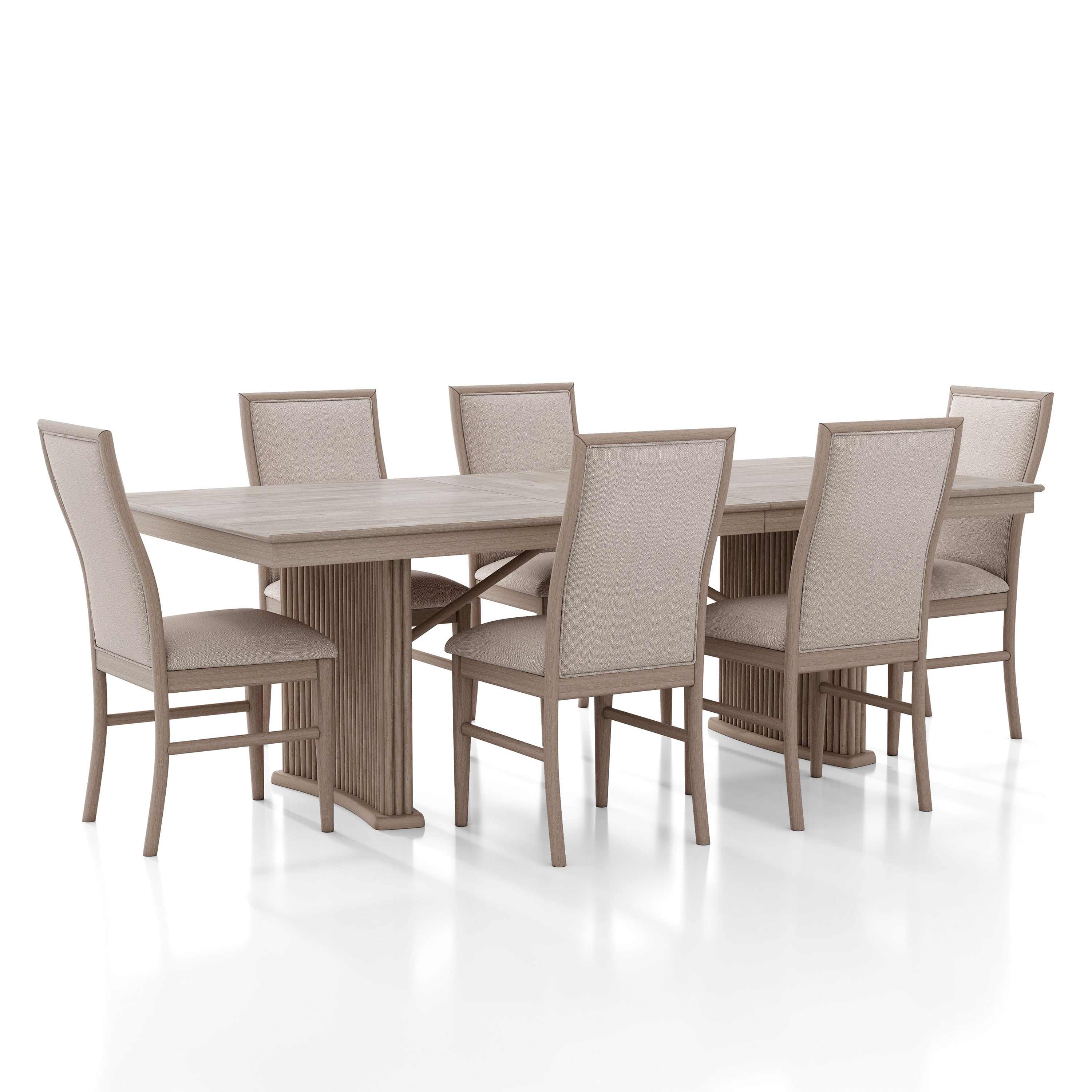 Furniture of America IDF-3230NTT-7PC Dining-Sets - View #2