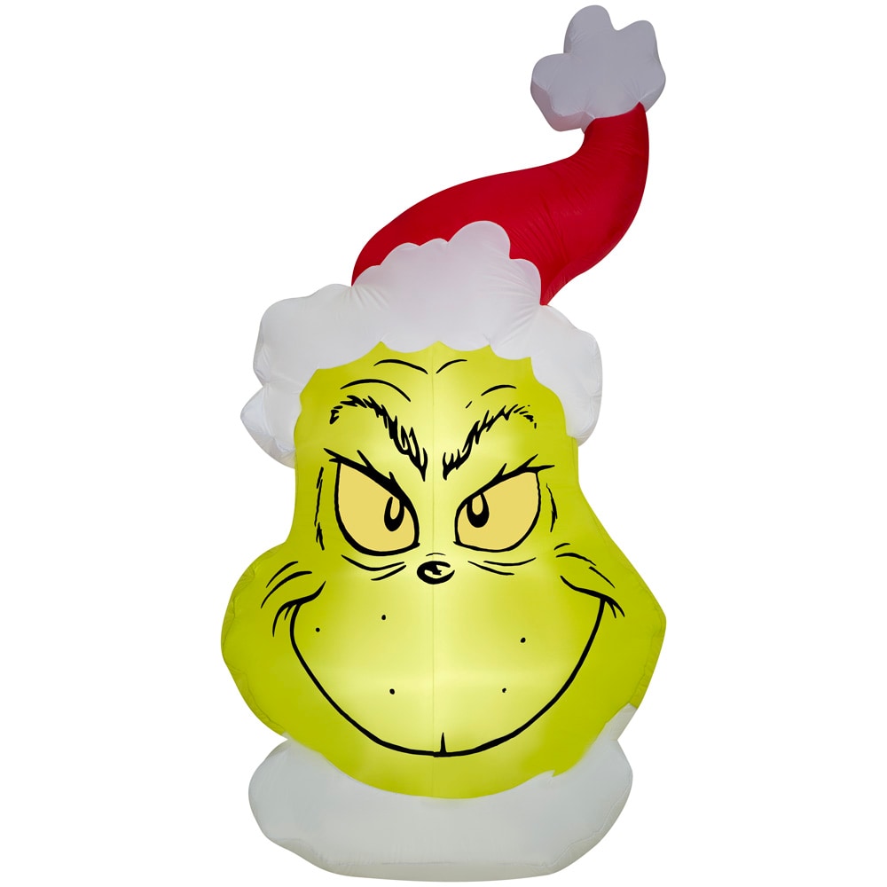 New GIANT 2024 sized 10 ft tall The Grinch Airblown Inflatable LED Indoor/outdoor