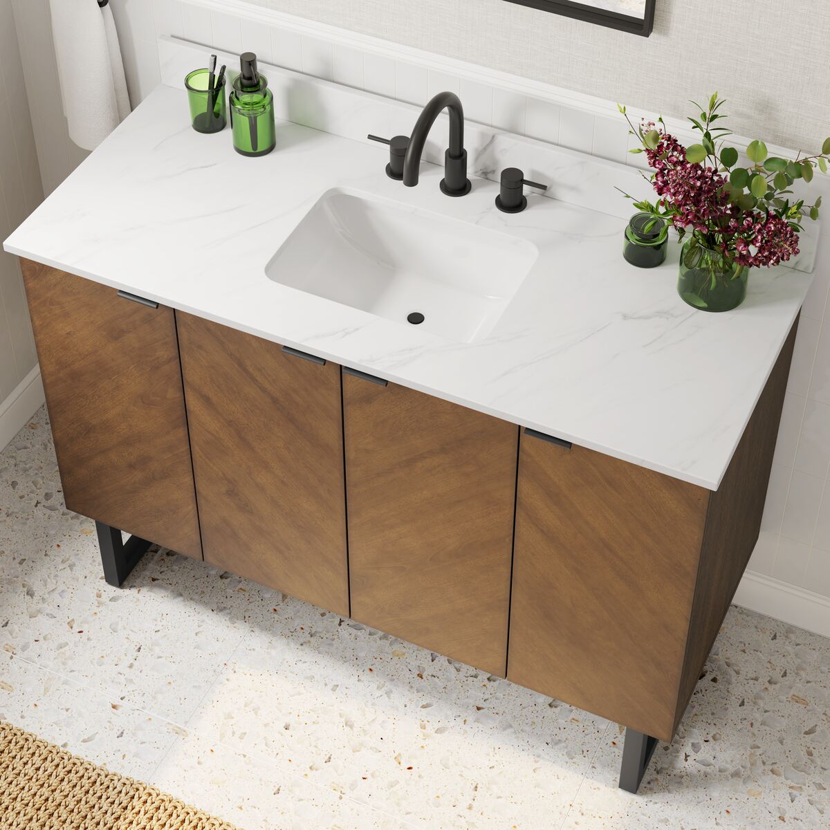 allen + roth LWSE48VBR Bath-Vanity-Combo - View #3