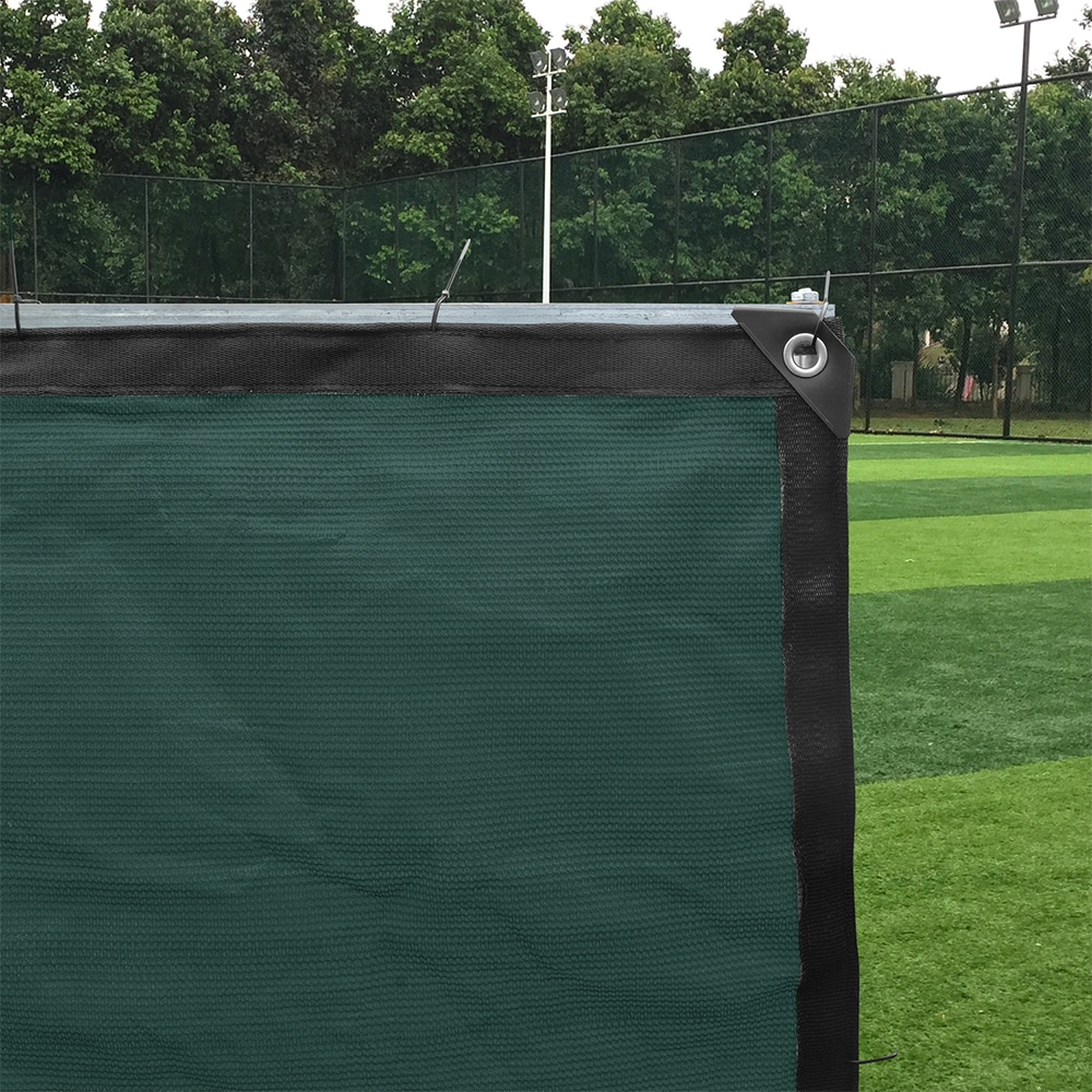 Shatex PFSGS0550DGR Backyard Shade Cover 5-ft x 50-ft Dark Green Shade fabric with Fasteners