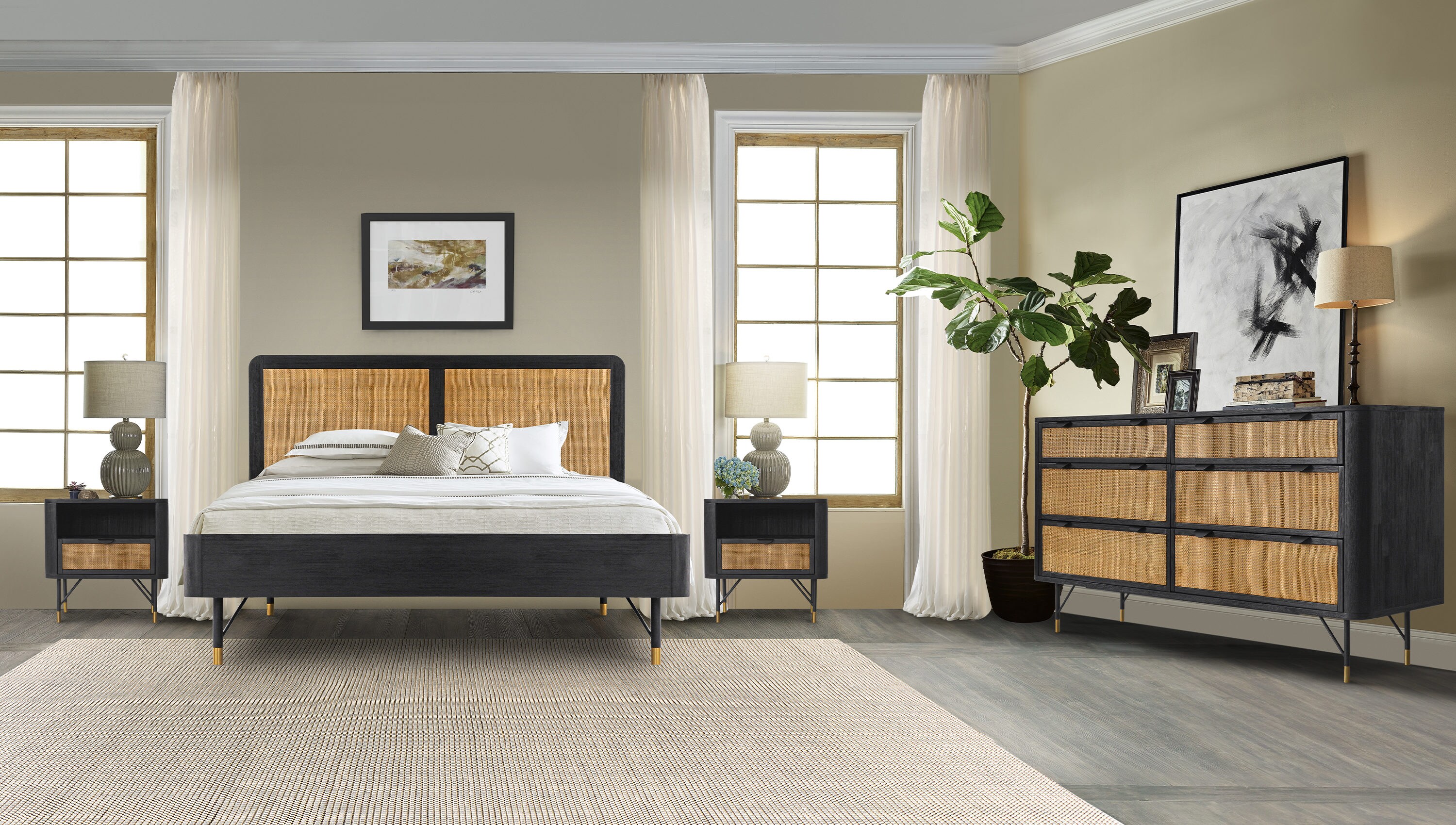 Armen Living SETSRBDKG4A Bedroom-Sets - View #3