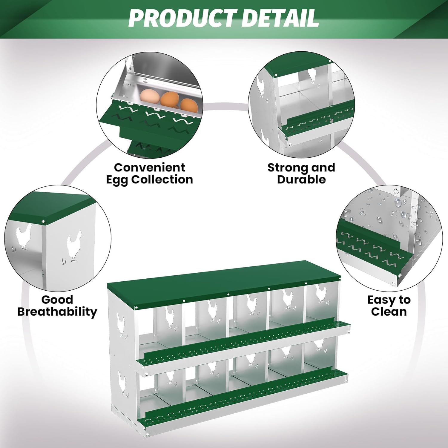 Edwards WL-PHO-348SAP6C Chicken-Coops-Rabbit-Hutches - View #4