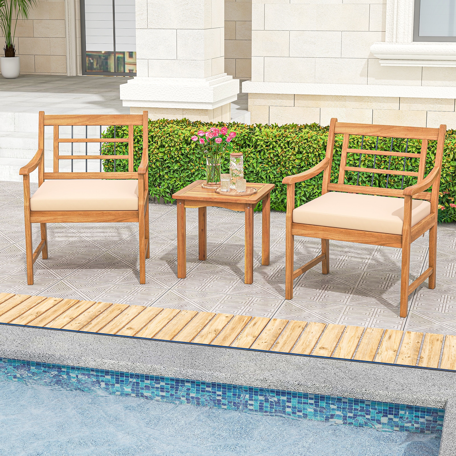 Ayelon 587WHLW4KHW72 Patio-Conversation-Sets - View #8