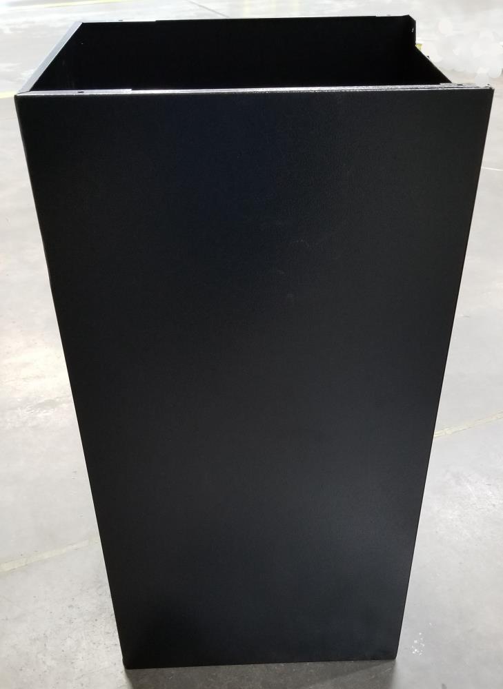dVault DVWM0062SH-1 Wall Mount Black Metal Small Lockable Mailbox