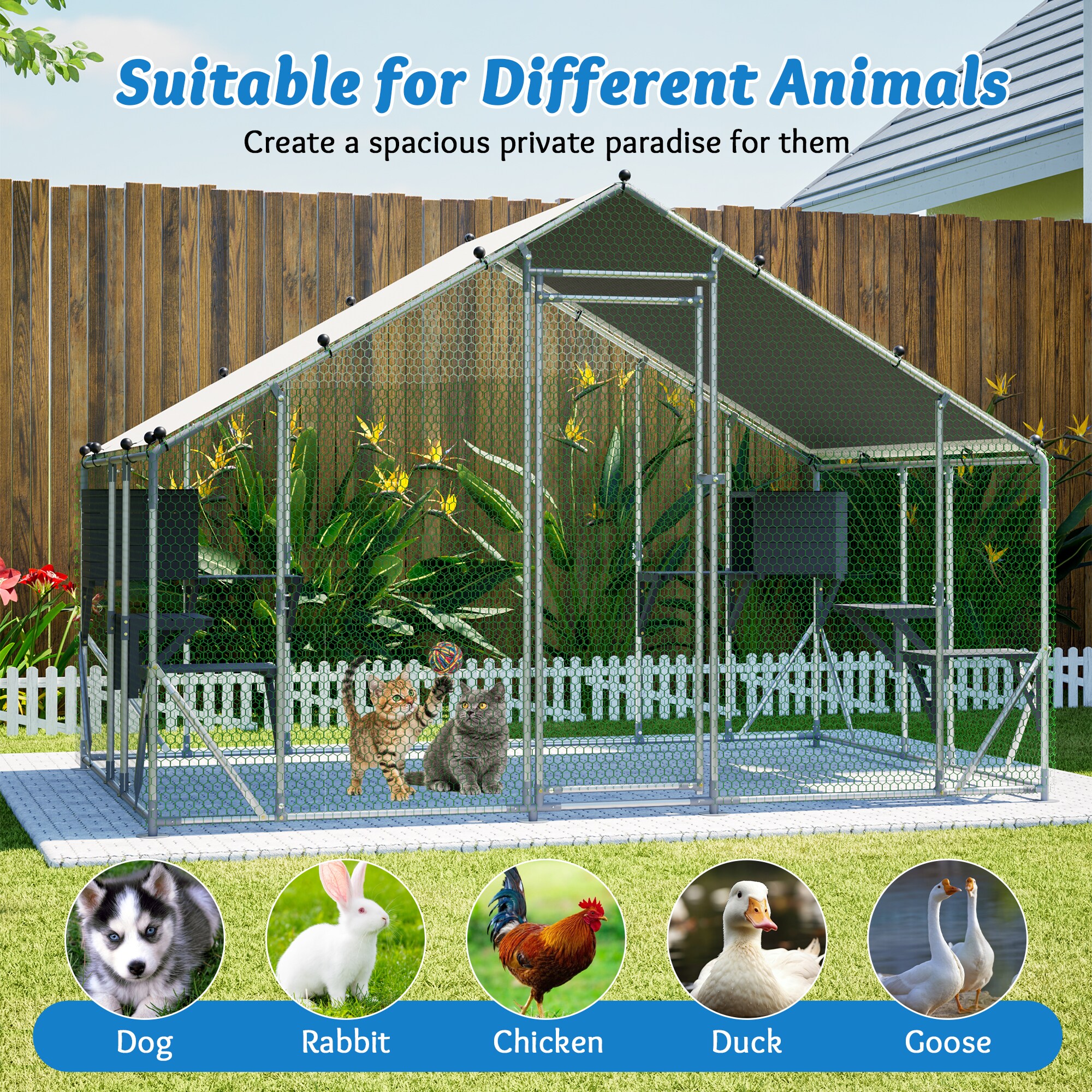 Kahomvis PET1-QPCX-11 Dog-Houses - View #4
