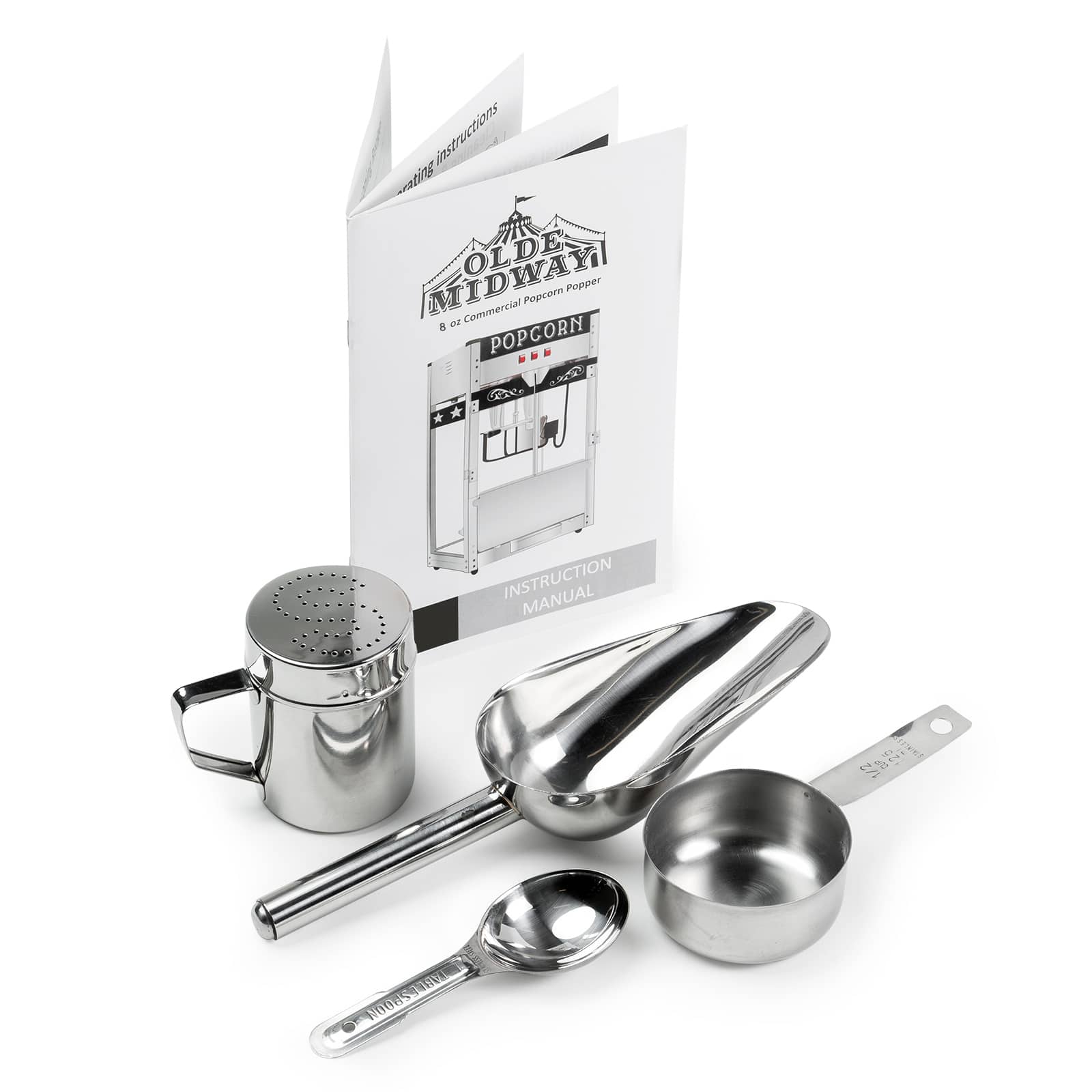 Olde Midway CON-POP-8-SS-BLK Popcorn-Makers - View #7