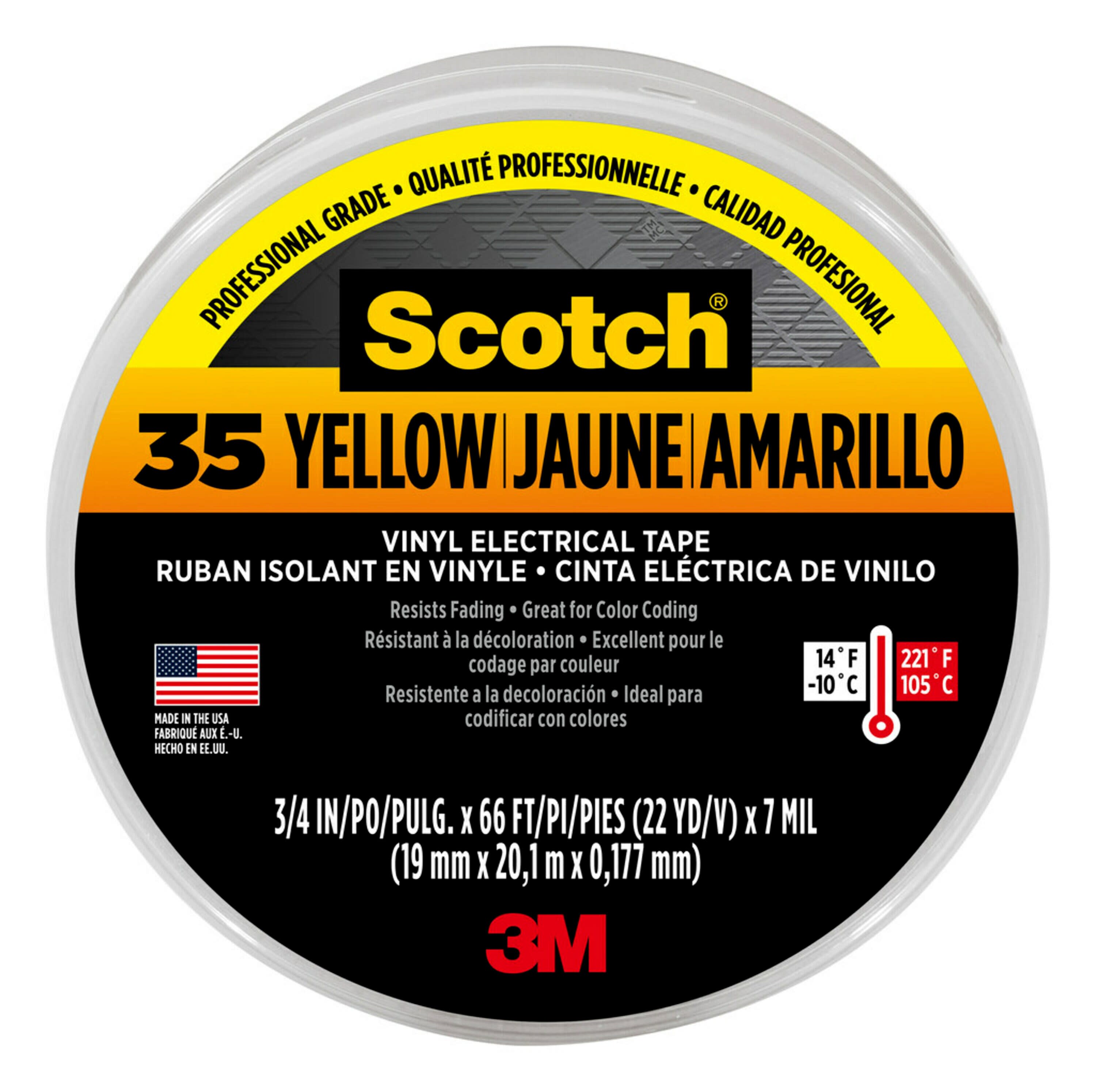 Scotch Masking Tape, 1.41 in x 54.6 yd, 1 pk
