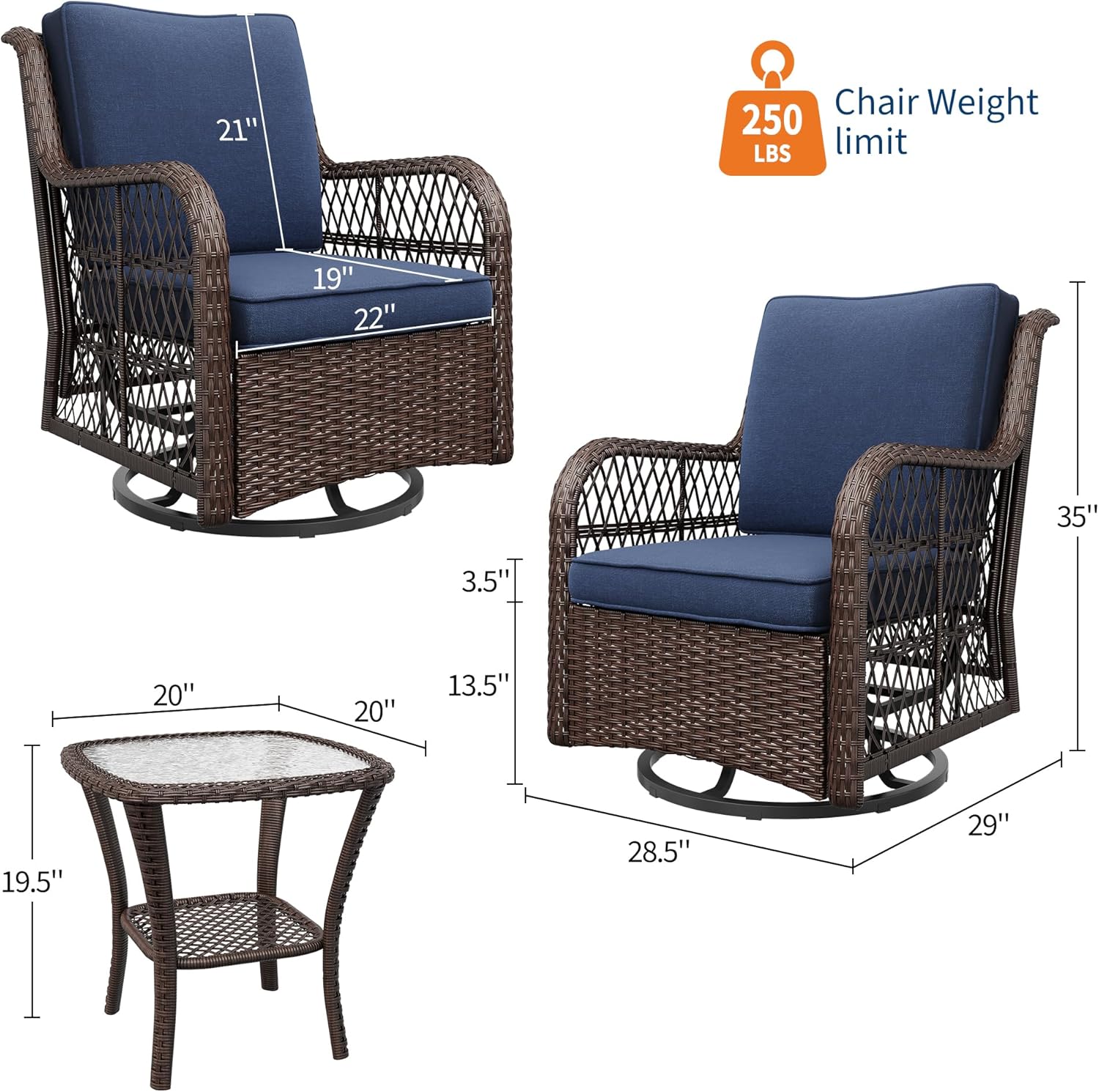 GAOMON CJH-CHAIR-PHO209056 Patio-Chairs - View #2