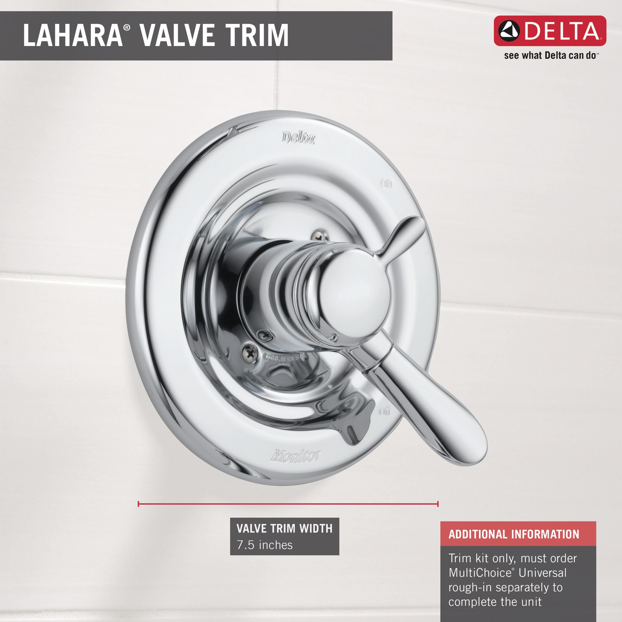 Delta T17038-RB Bath-Shower-Facc - View #2