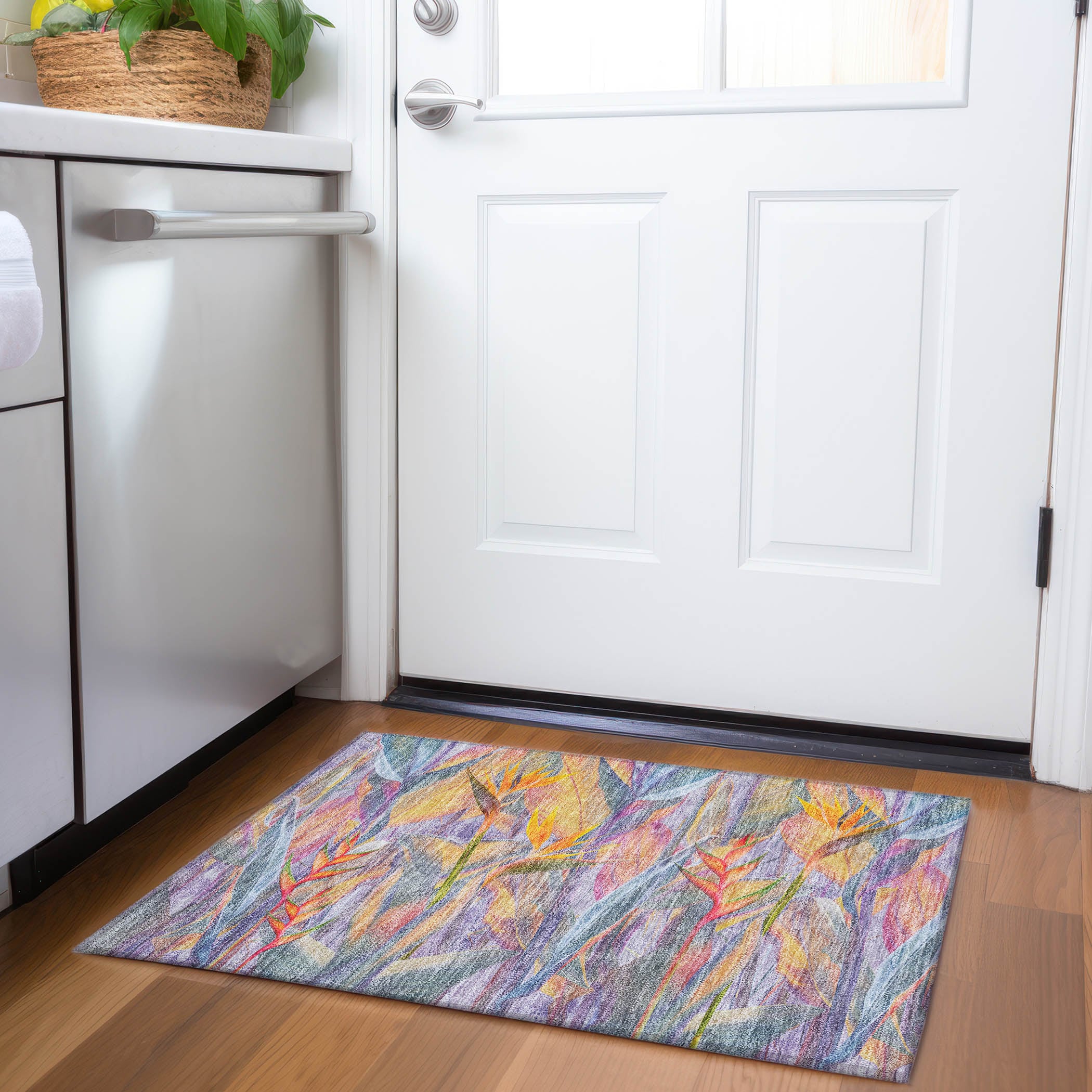 Addison Rugs AMF209MU20X30 Mayfield AMF209MU 2 x 3 (ft) Loomed Polyester Multi Rectangular Indoor Geometric Machine washable Area rug
