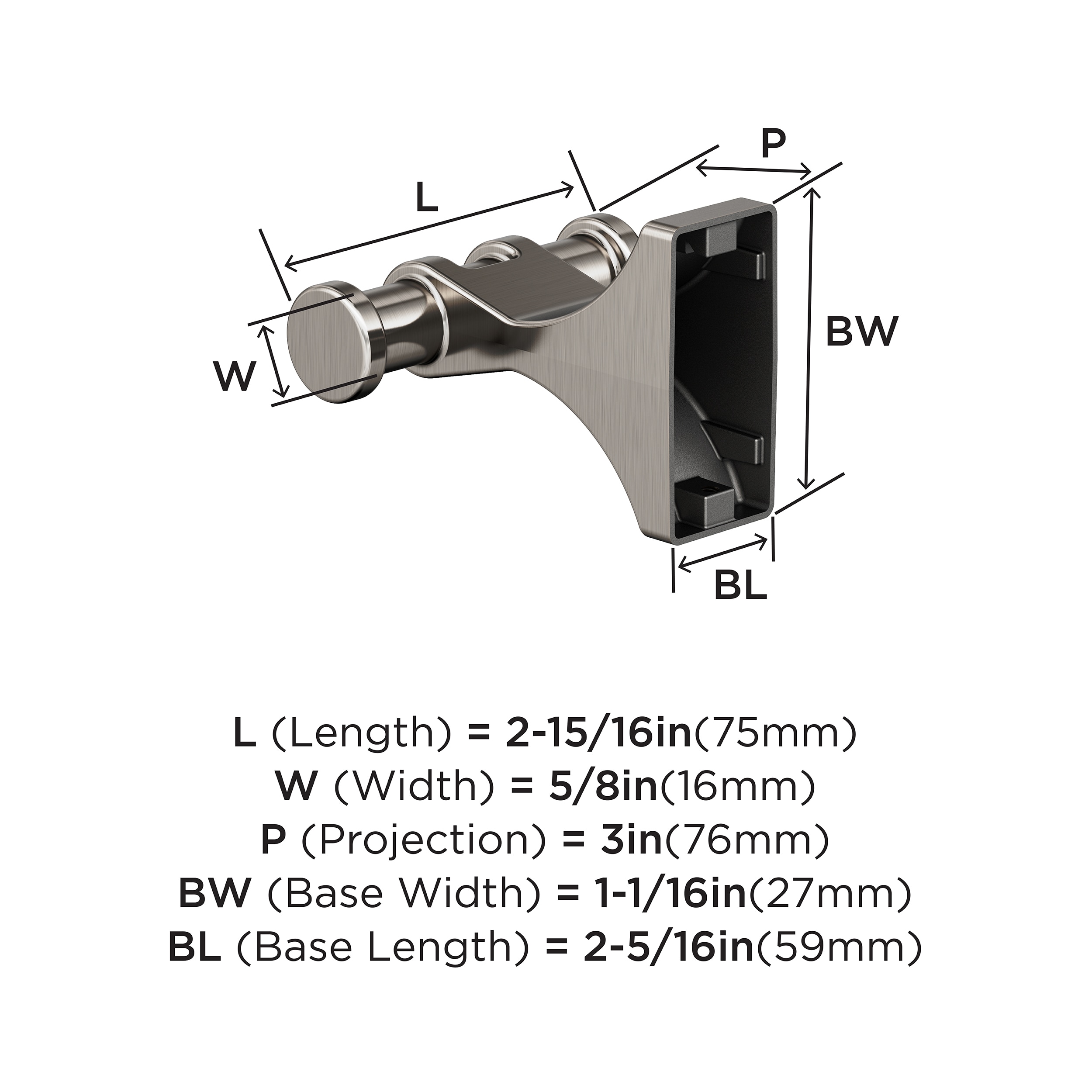 Amerock BH36050G10 Robe-Hooks - View #6