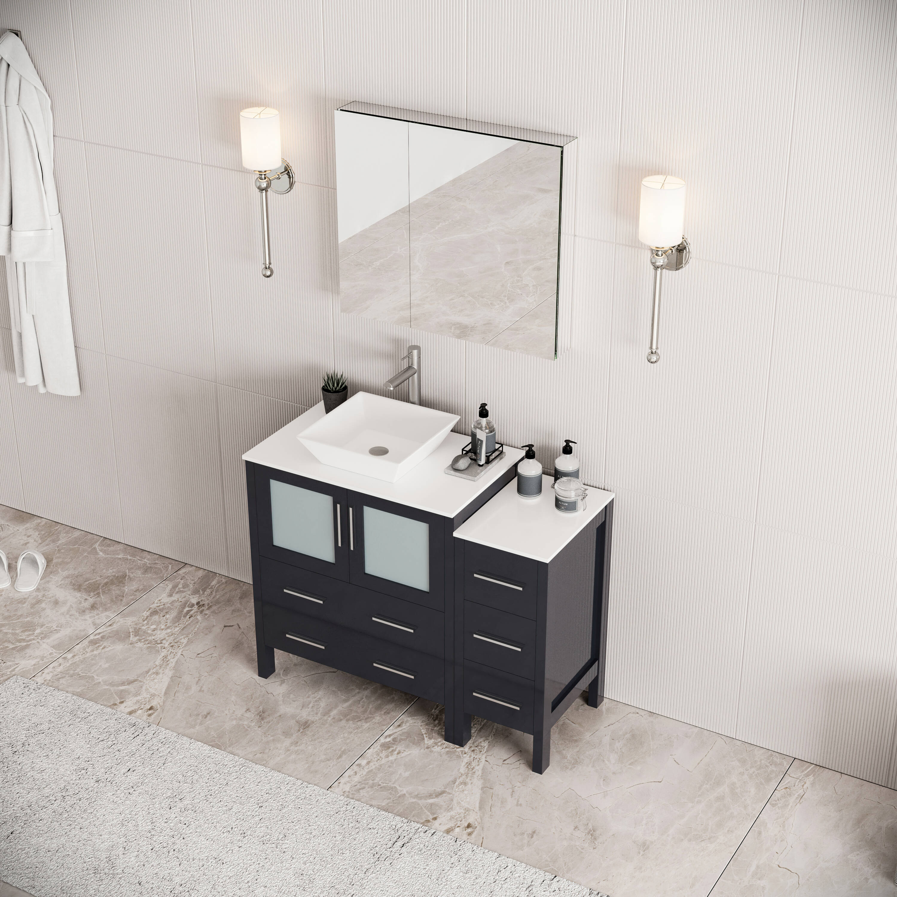 Fresca FCB62-3012ES-CWH-V Bath-Vanity-Combo - View #4