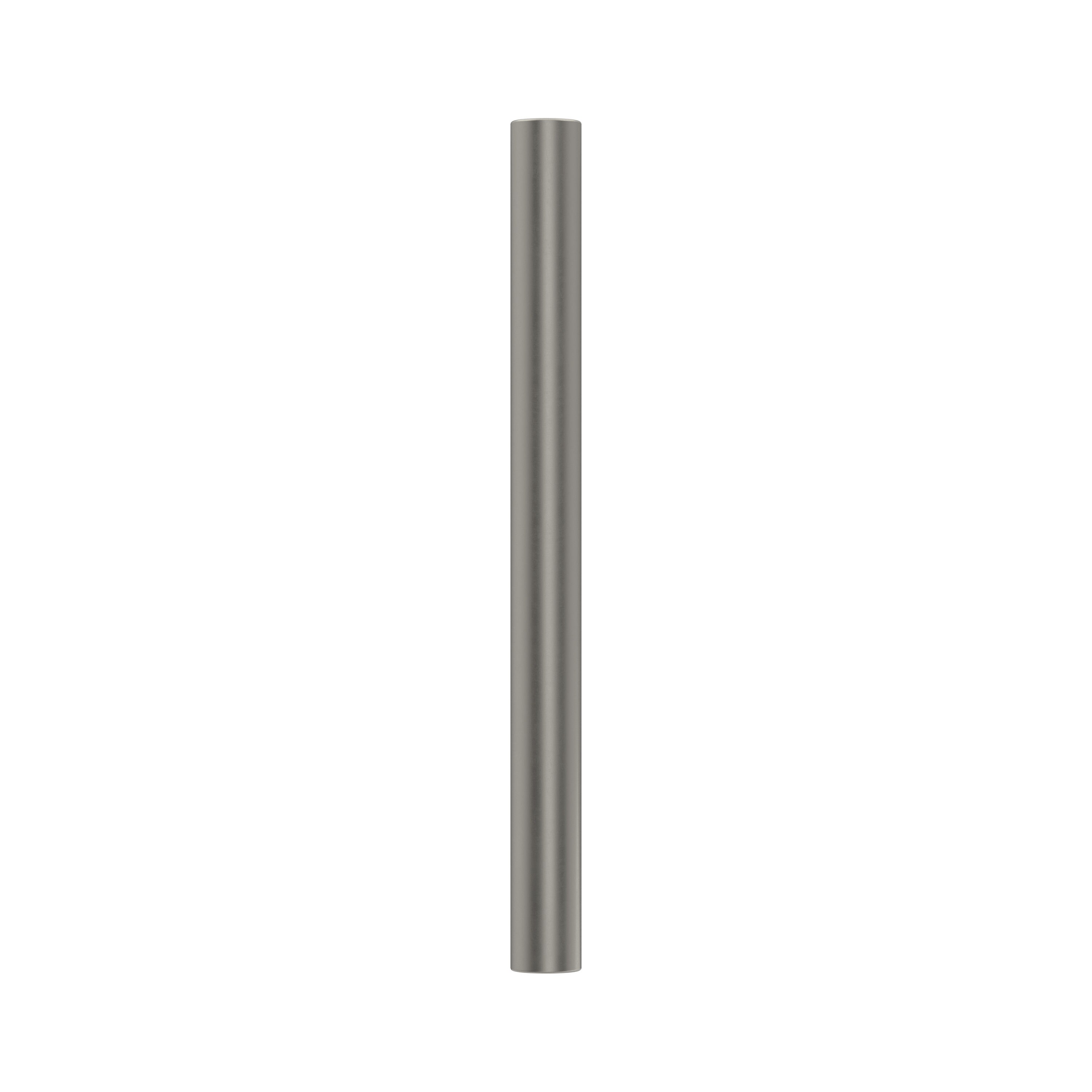 Satin Nickel Modern Bar Cabinet Pull with Mounting Hardware