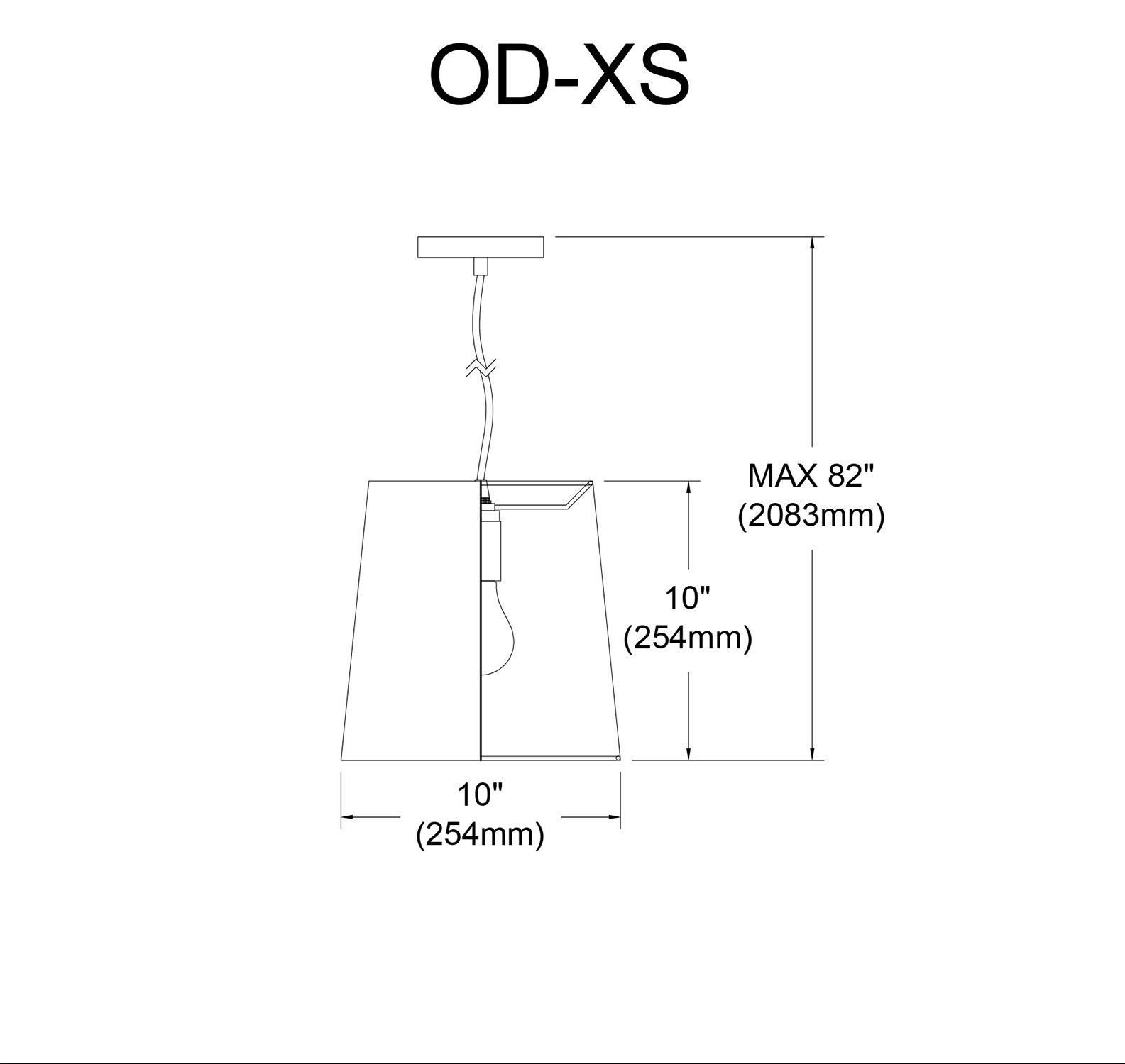 Dainolite OD-XS-698 Pendant-Lights - View #3