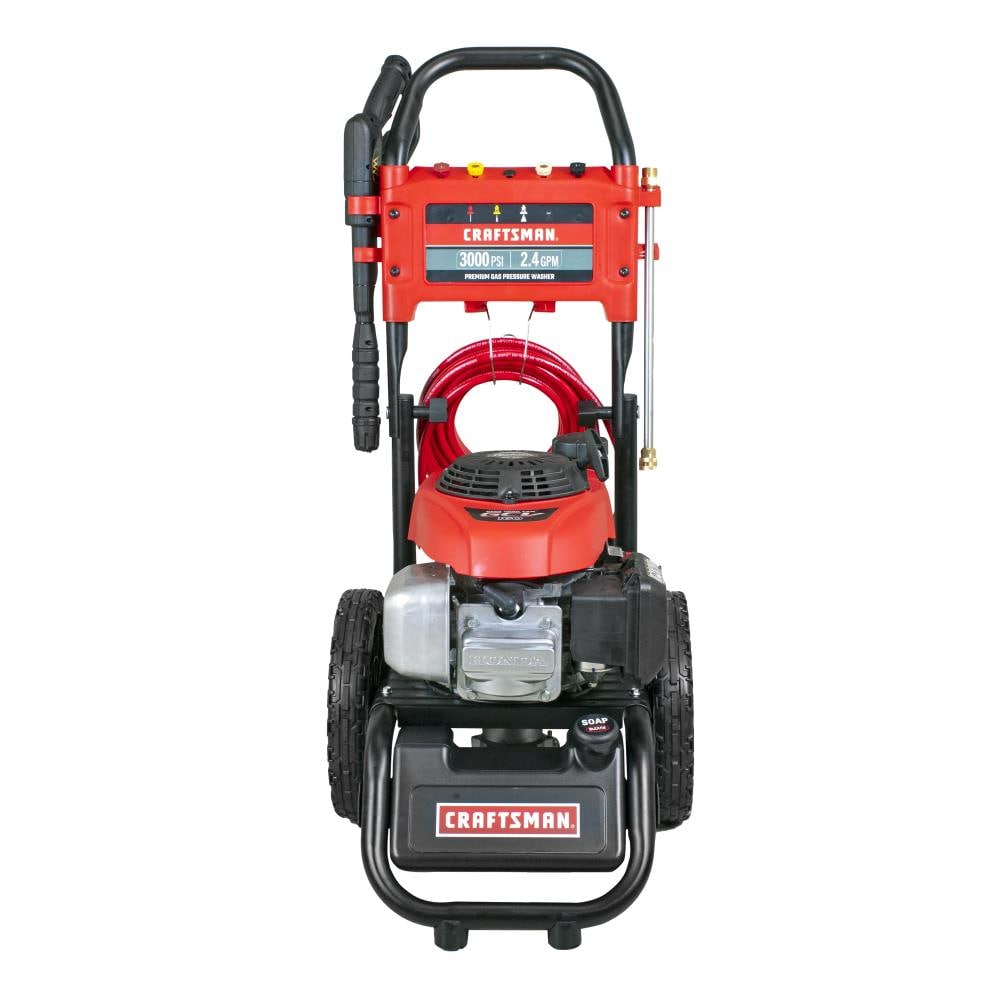 Craftsman 3000 Psi 2 4 Gallon Gpm Cold Water Gas Pressure Washer Carb In The Gas Pressure