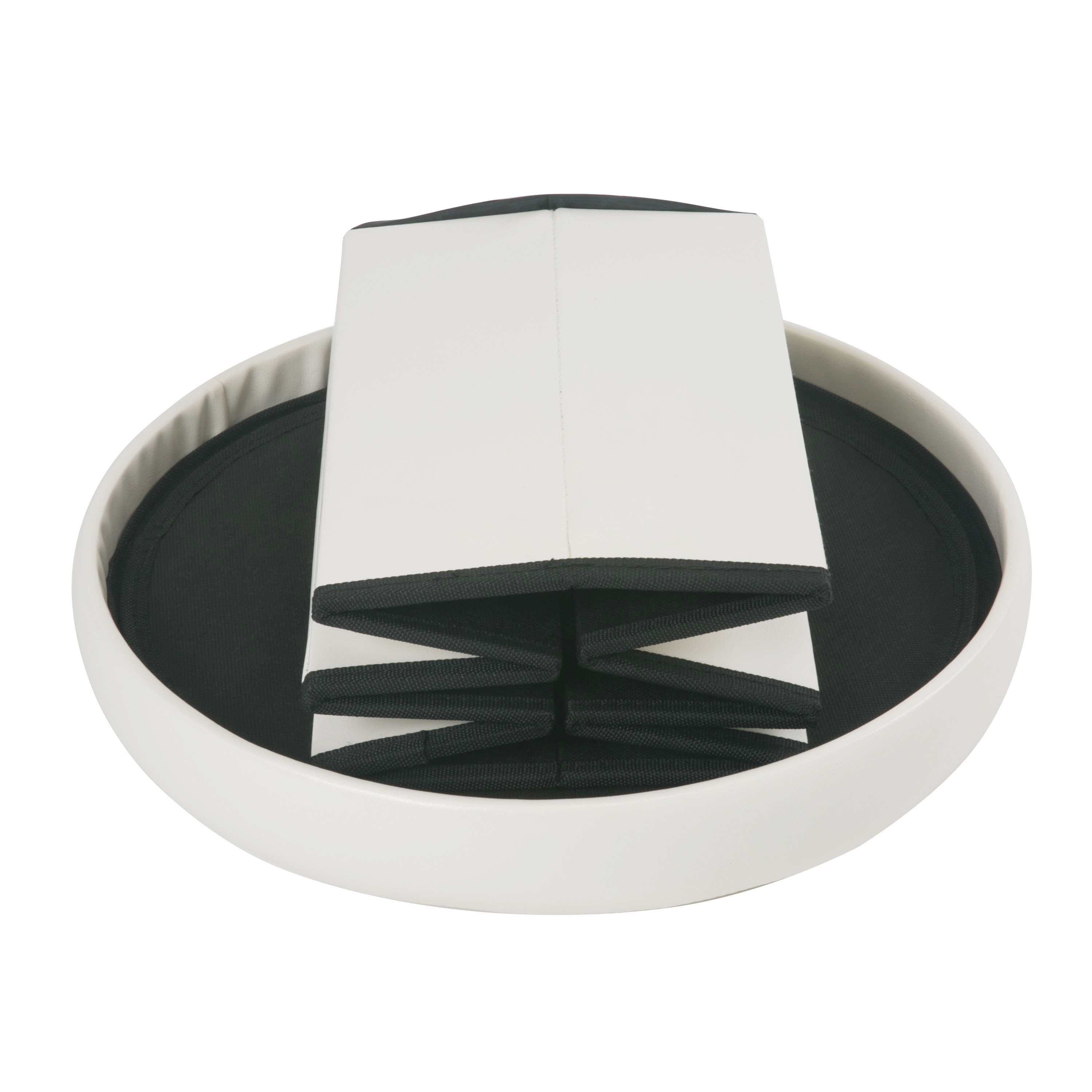 Simplify F-0657-IVORY Indoor-Ottomans - View #5