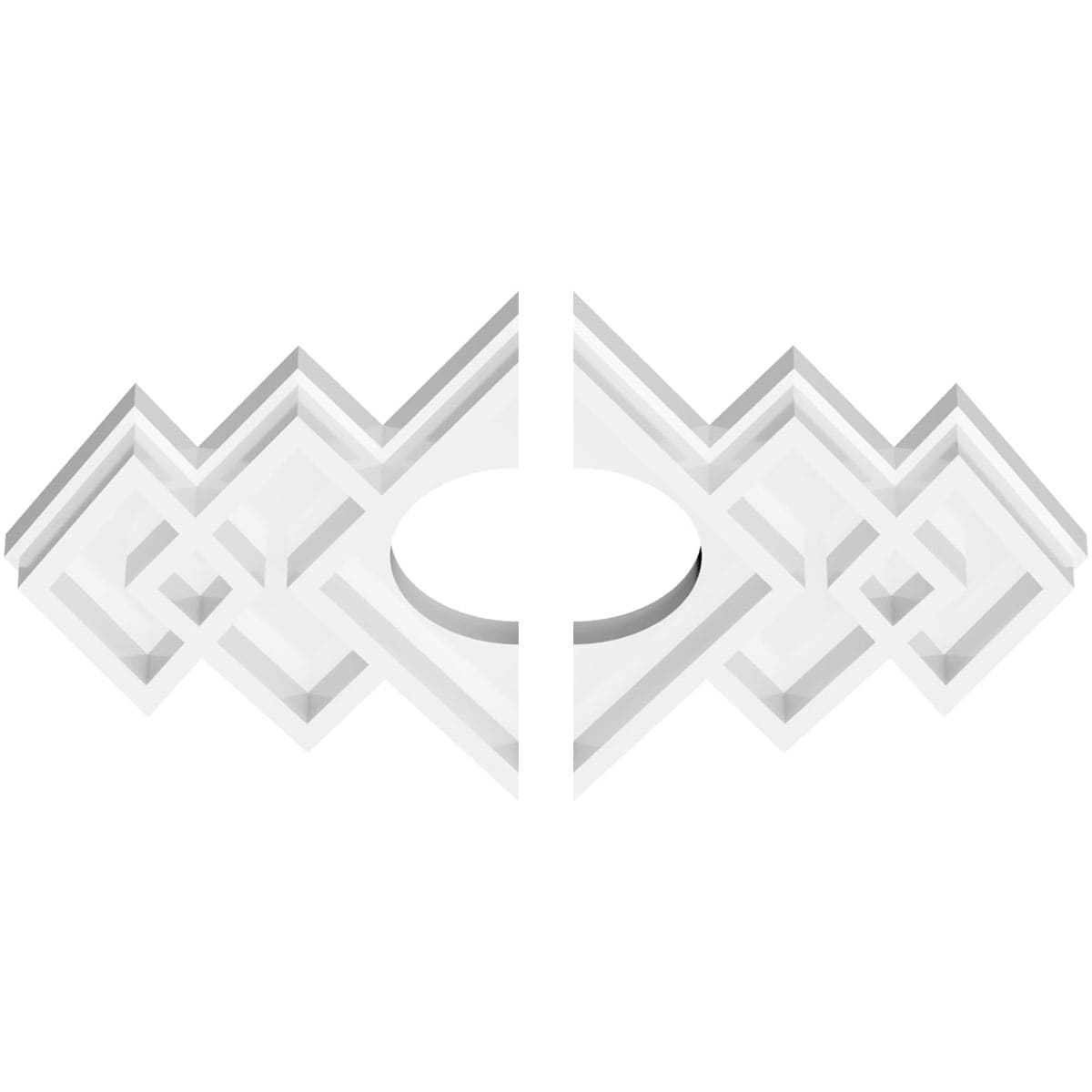 Ekena Millwork CMP12X8ZE2-03000 Ceiling-Medallions - View #2
