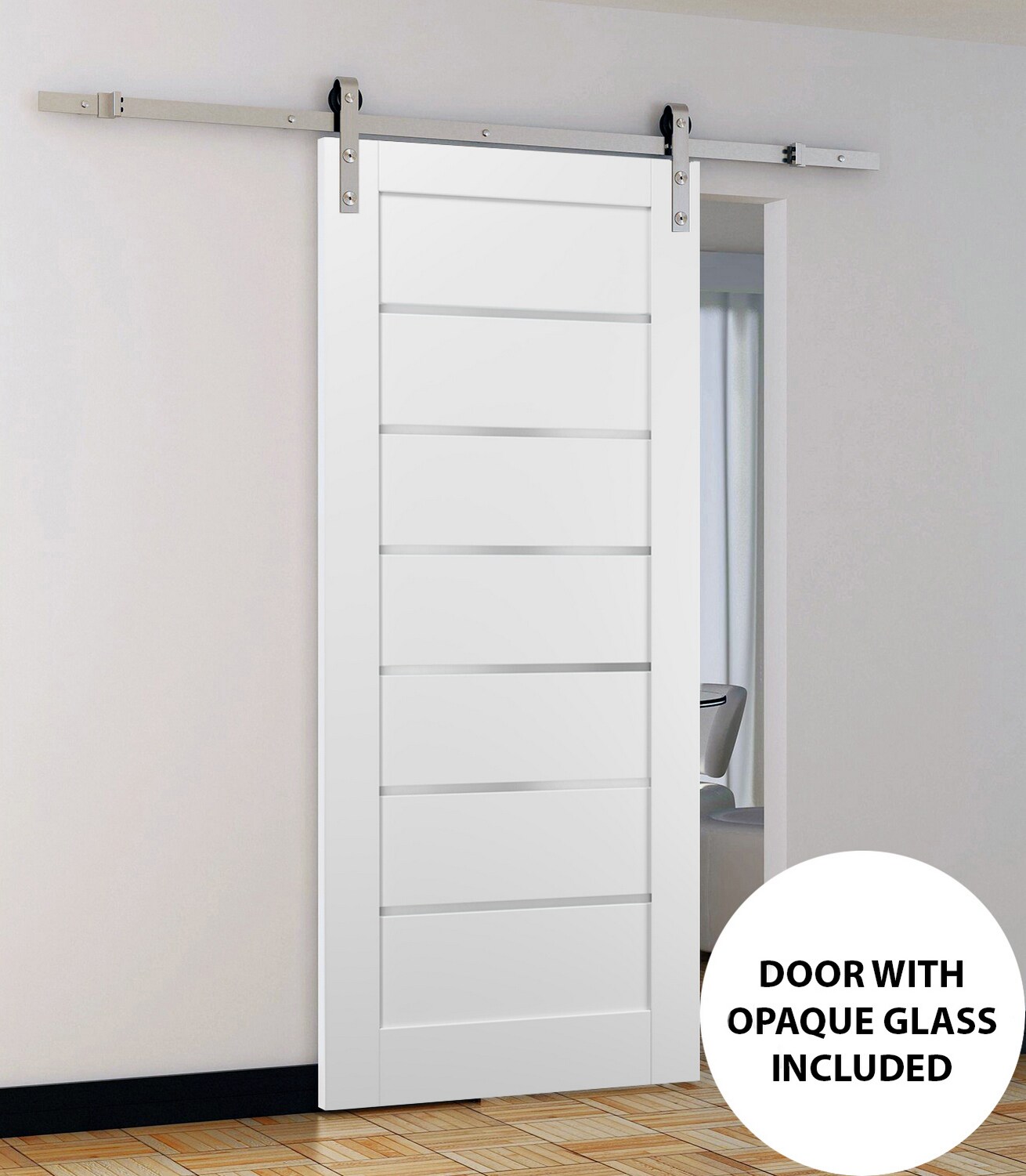 SARTODOORS 4117BD-S-WS-18 Barn-Doors - View #5