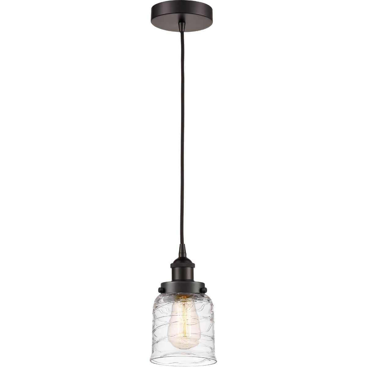 Innovations Lighting -  616-1PH-OB-G513-LED Edison Bell Mini Pendant Oil Rubbed Bronze