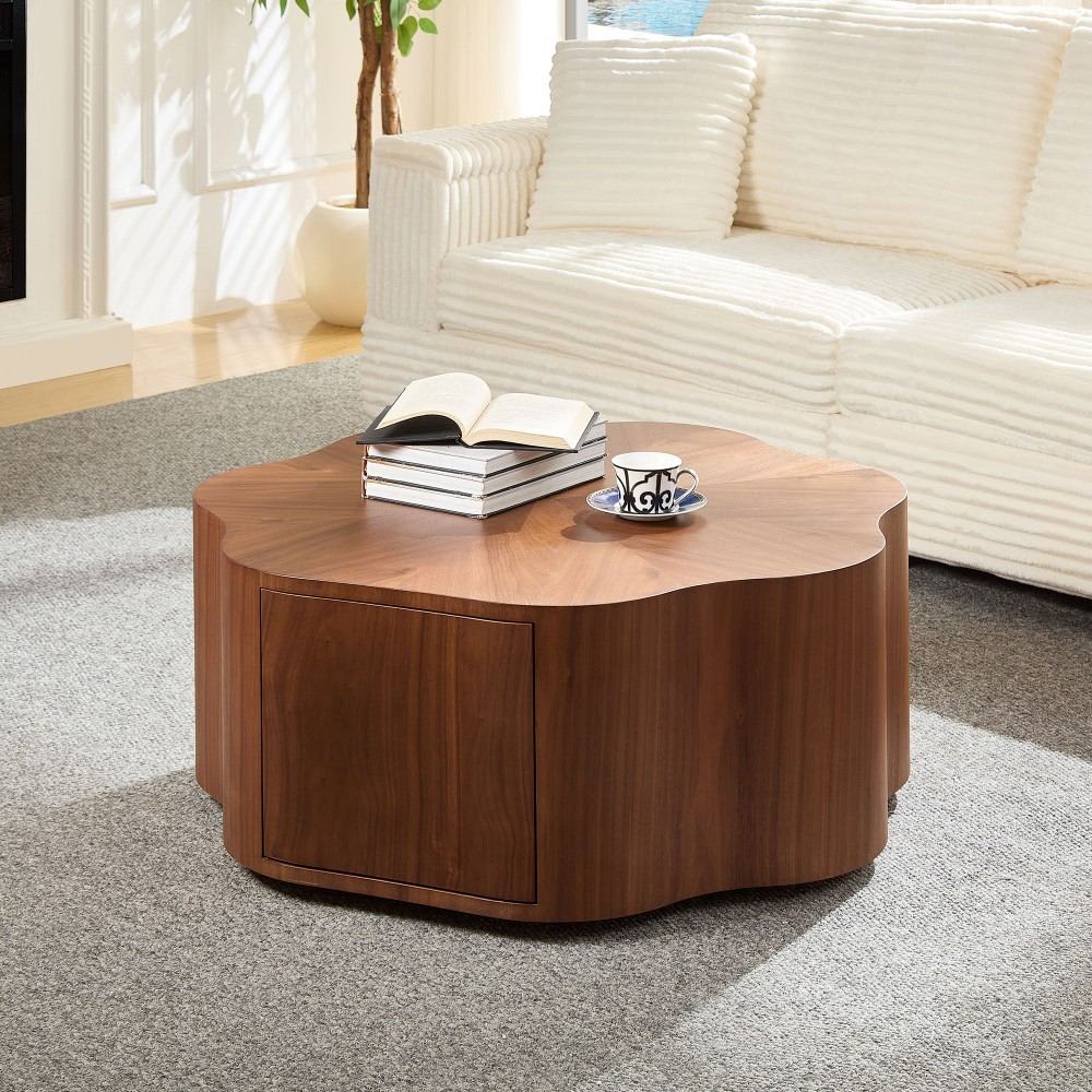 Coolbibila OLIVIA-COFFEE-WALNUT Coffee-Tables - View #2