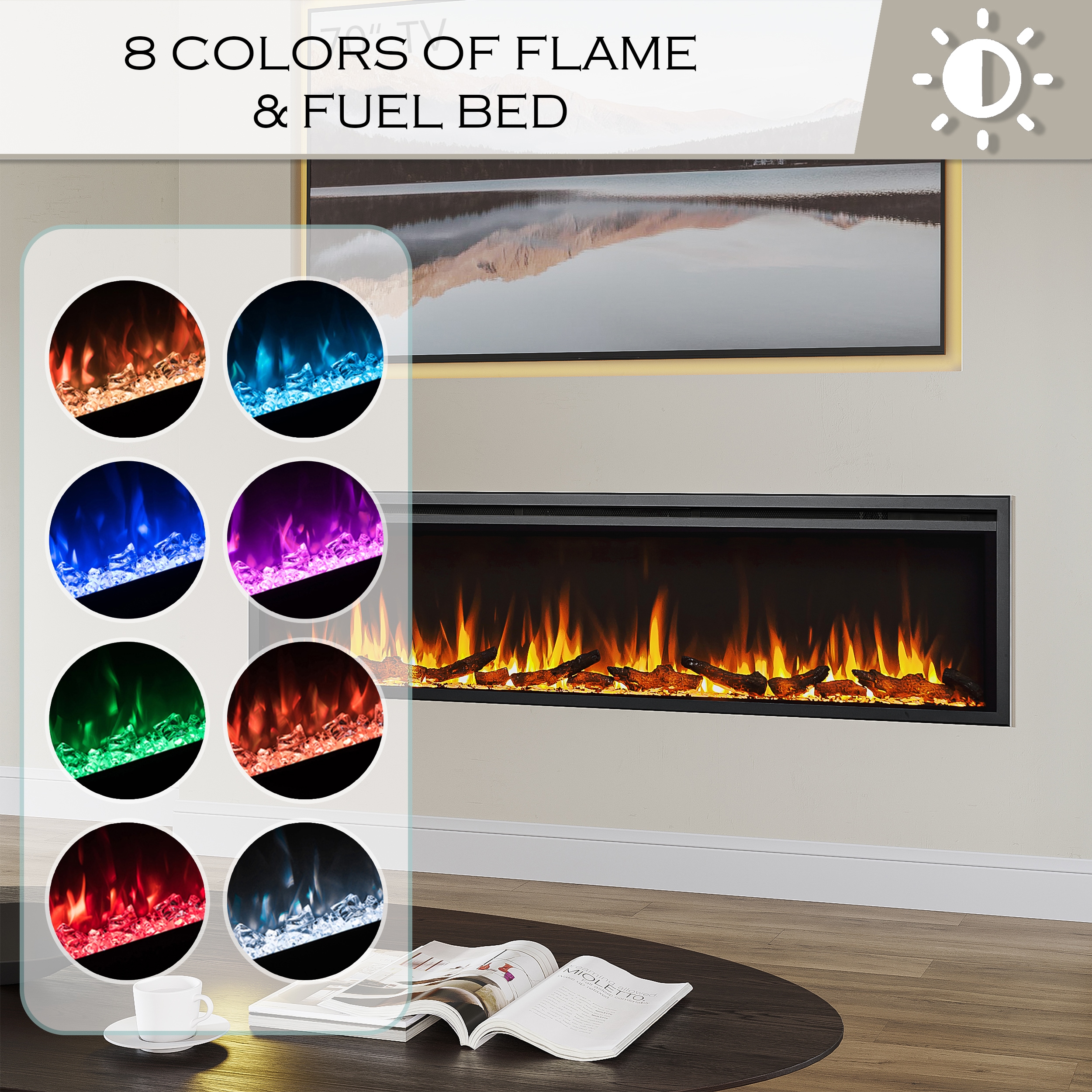 EdenDirect NLCD041941 Electric-Fireplaces - View #2