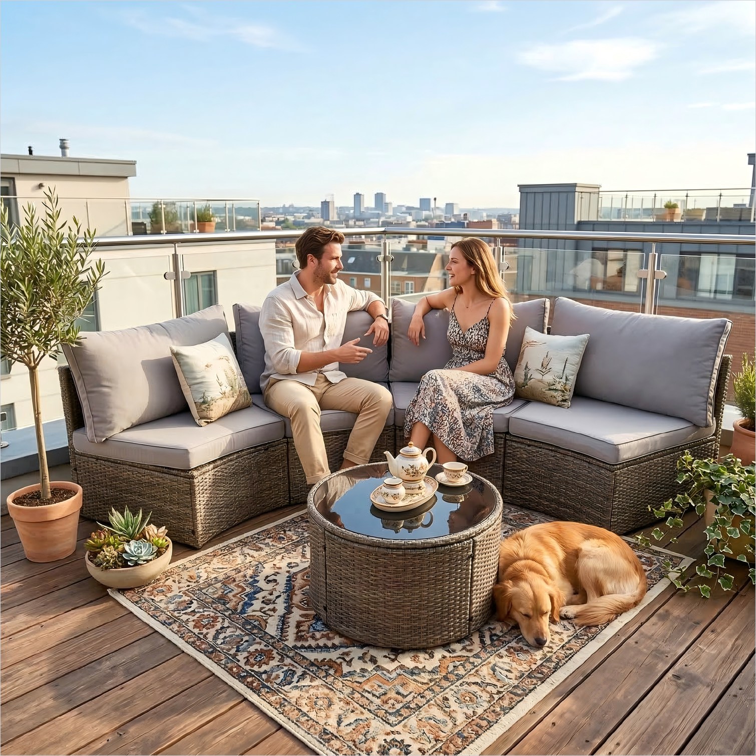 SunJet CID87IFSM4EZ Patio-Conversation-Sets - View #6