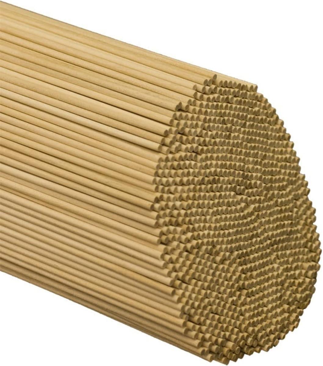 Woodpeckers Crafts MF-DR-18-36-P100 Dowel Rods Wood Sticks- 1/8 X 36 In.- 100-Pieces