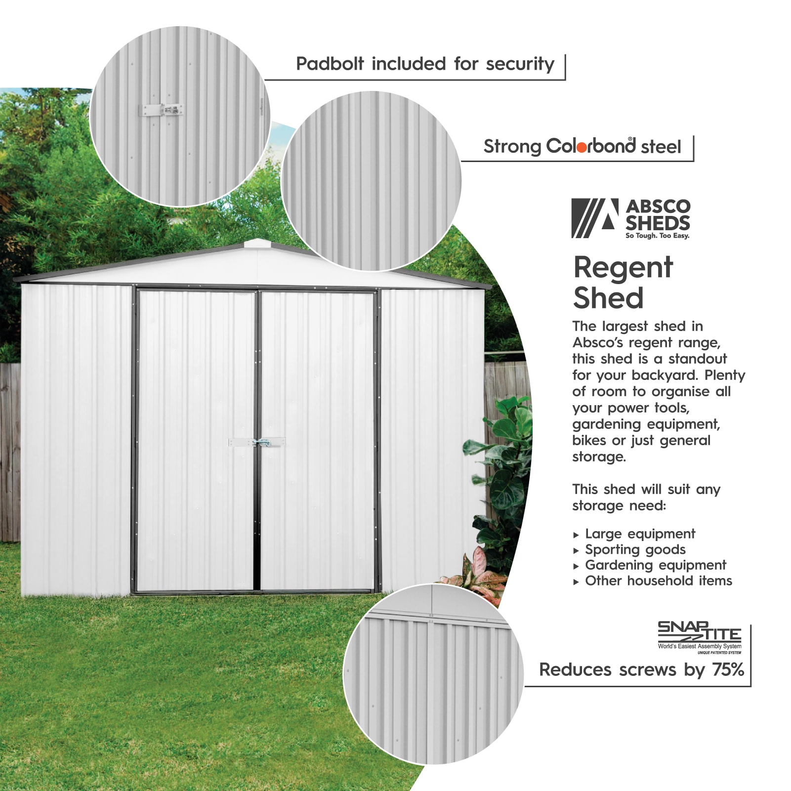 ABSCO AB1121 Metal-Storage-Buildings-Sheds - View #4