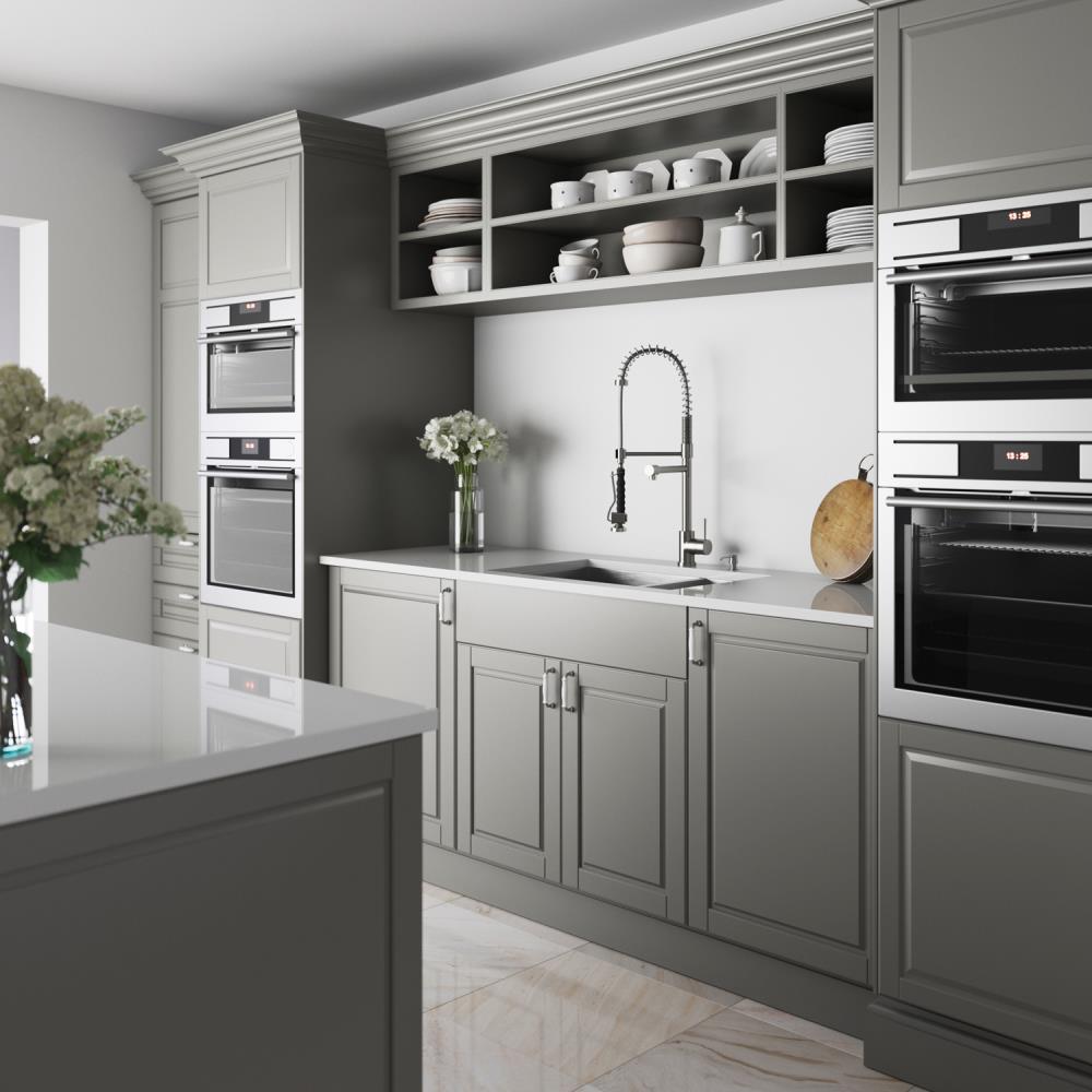 VIGO Endicott Undermount 29-in x 20-in Stainless Steel Double ...