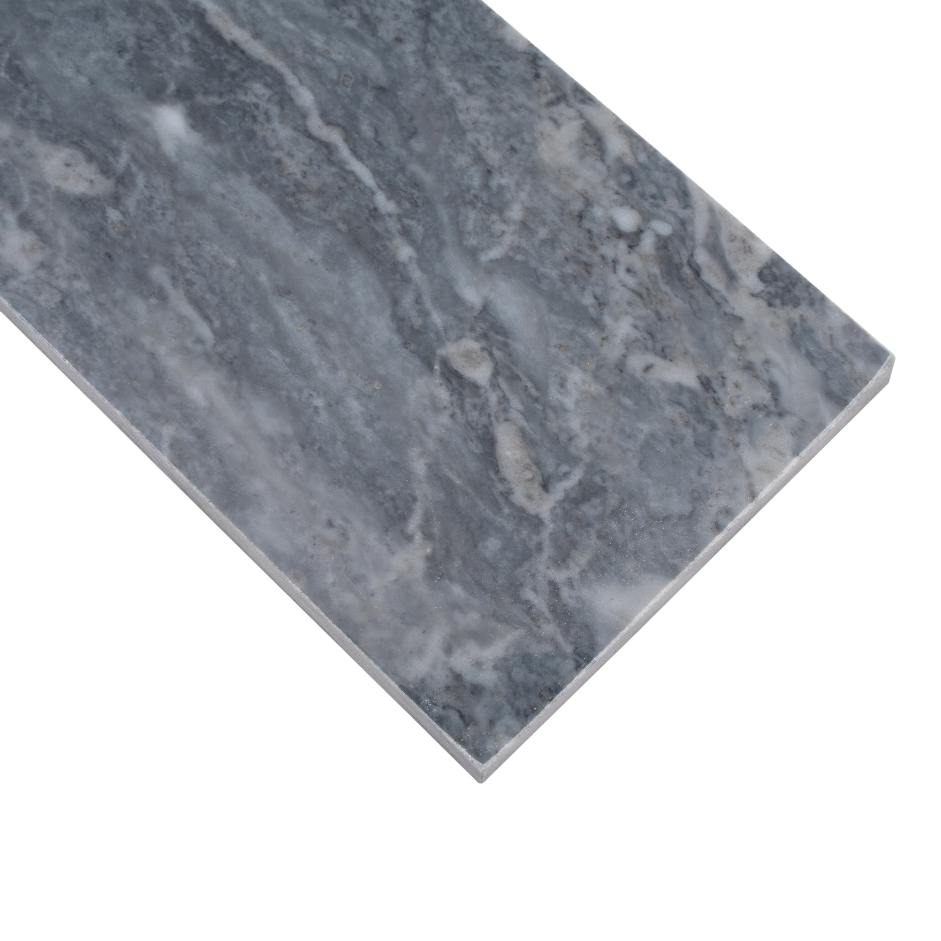 Apollo Tile (Sample) Floor and Wall Tile Gray 4-in x 4-in Polished Marble Subway Floor and Wall Tile